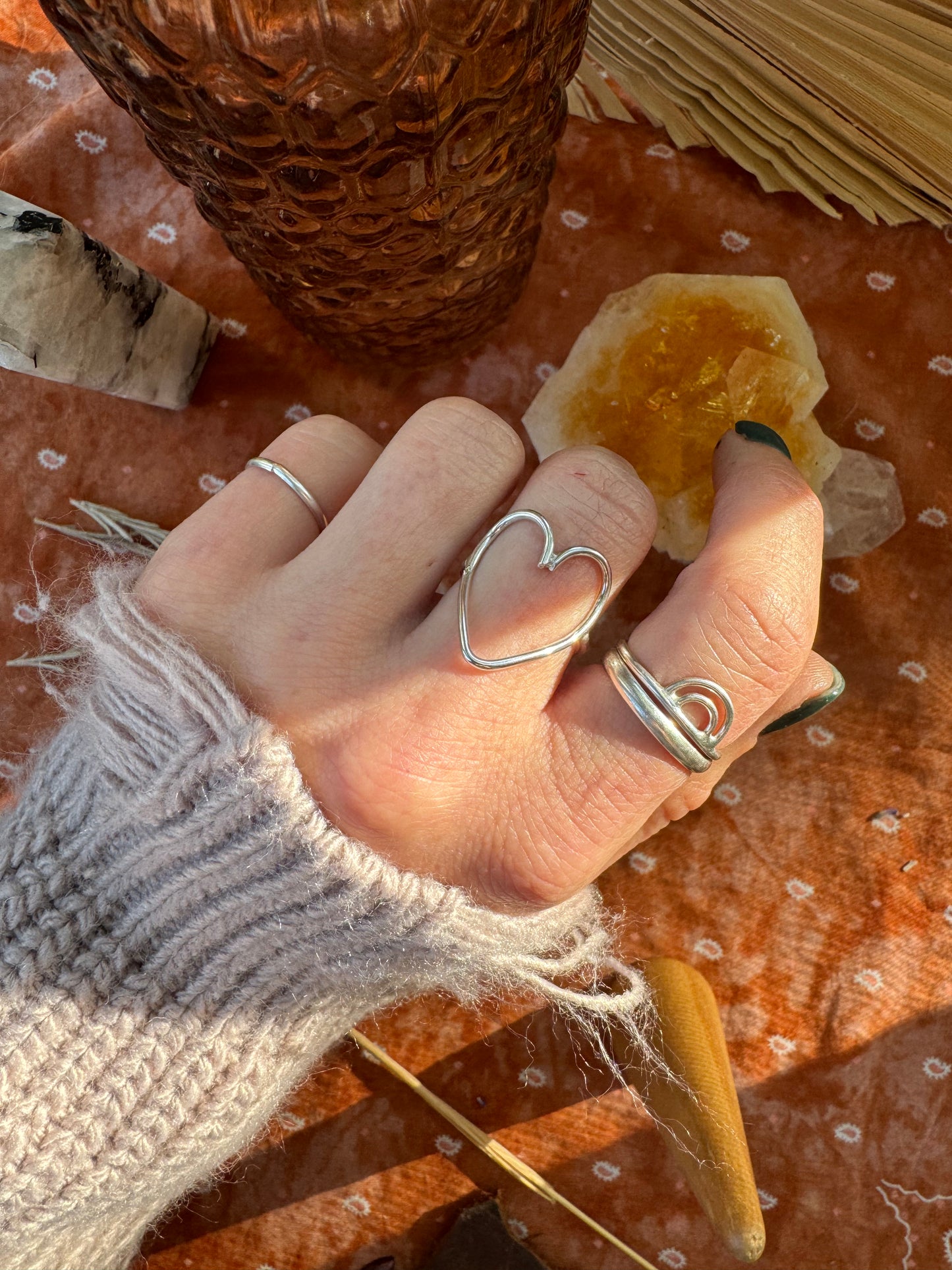 LOVER Sterling Silver Ring- Made to Order