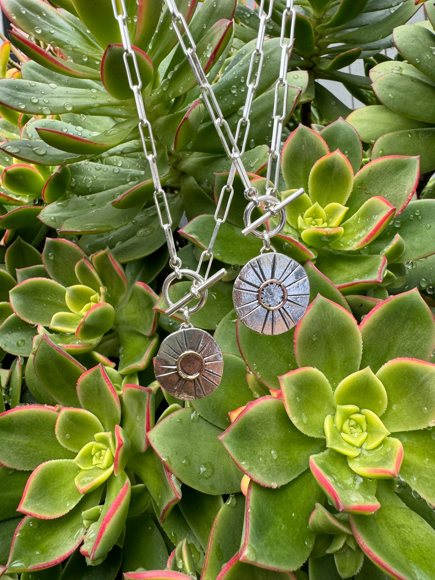 Eclipse Talisman *made to order - Paperclip Style Chain