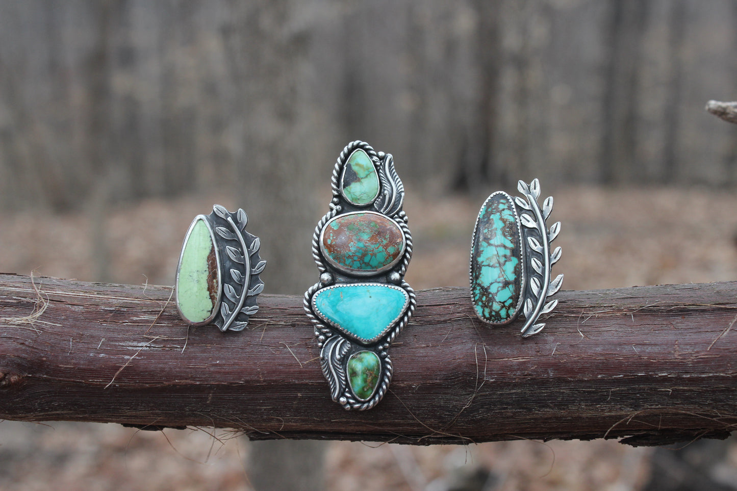 Sierra NV Turquoise "Branch" Ring - size 7 1/4