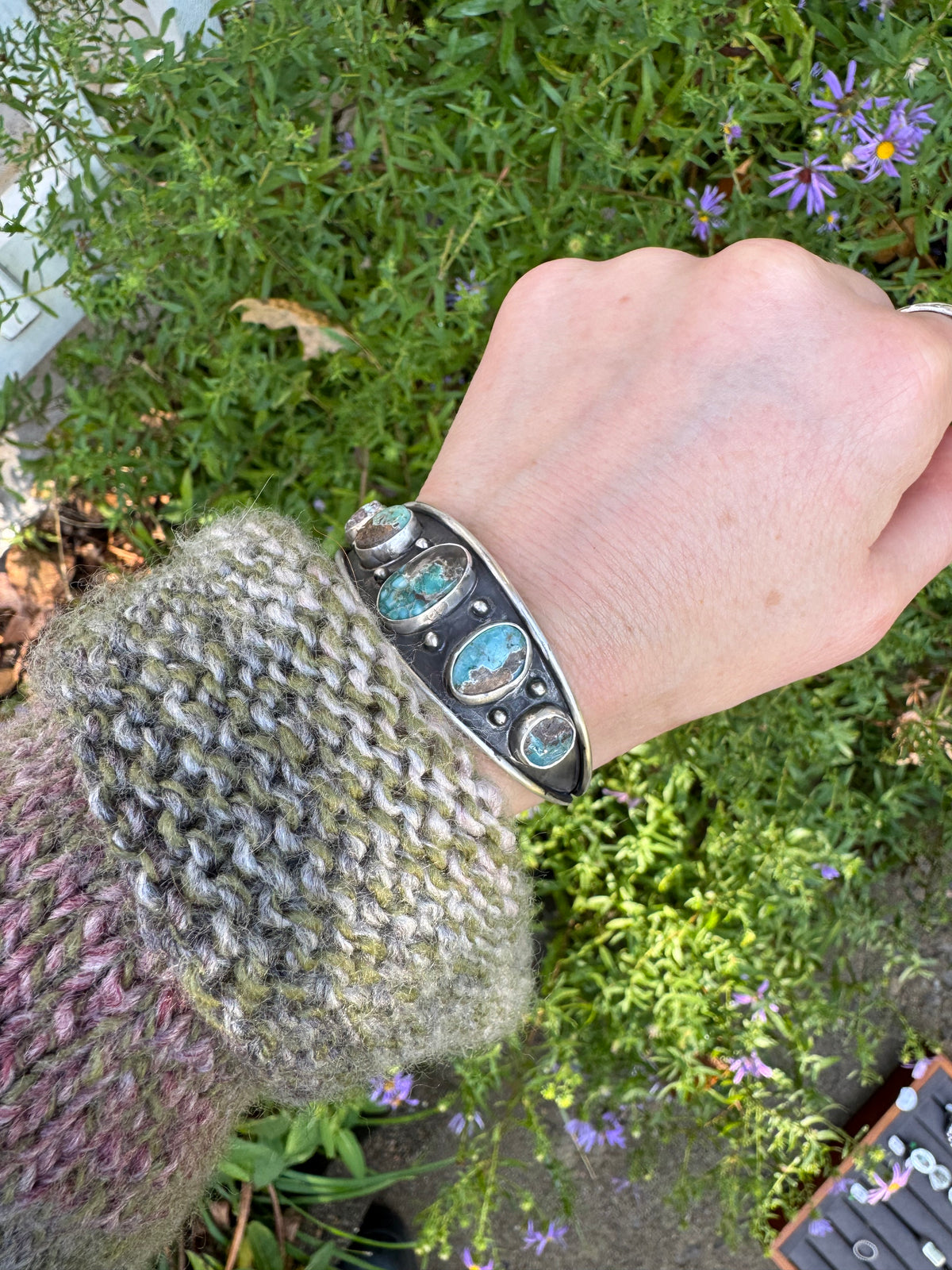 Dry Creek Turquoise Cuff - Size Small