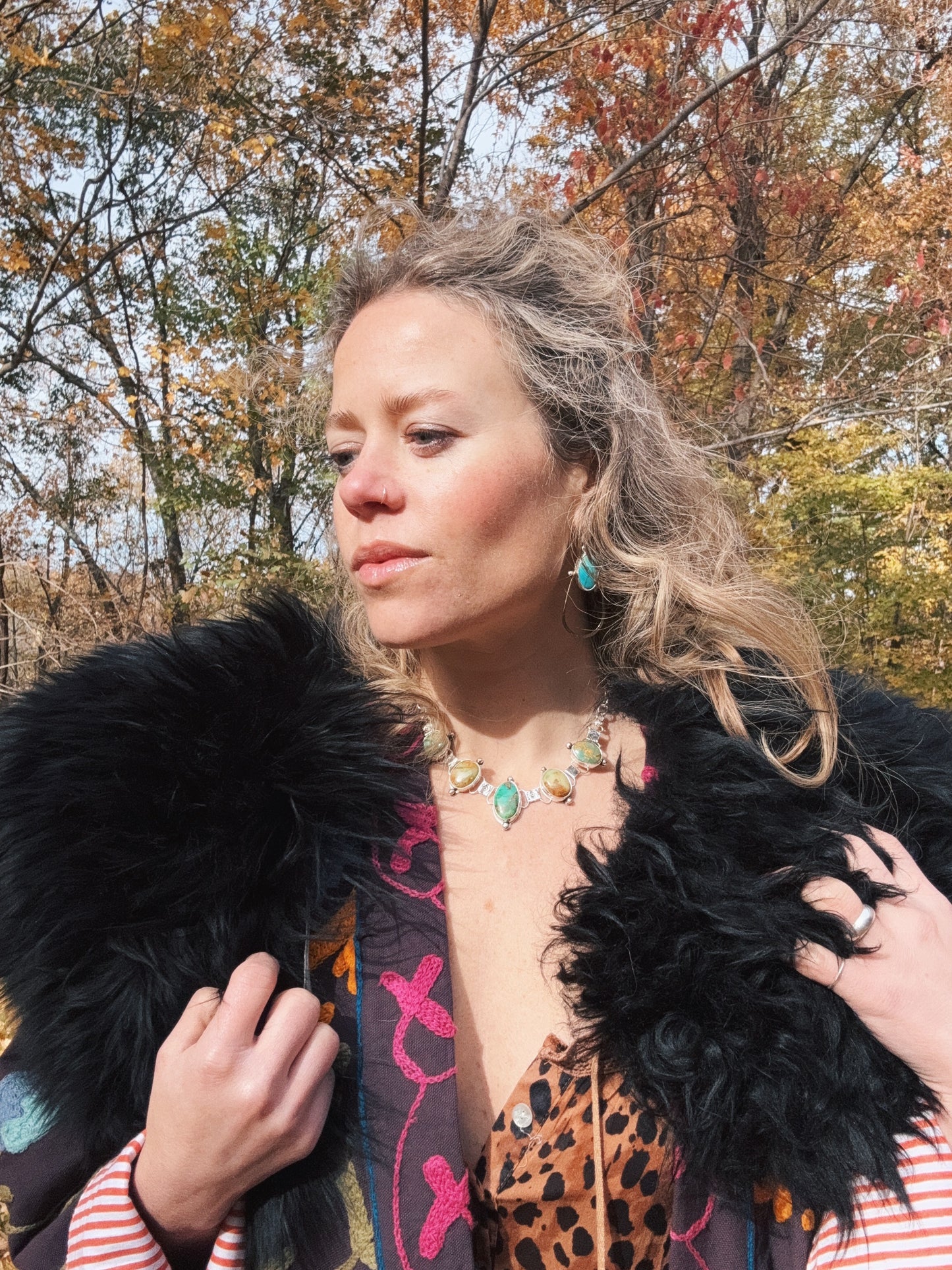 Evans Turquoise "Muir" Necklace