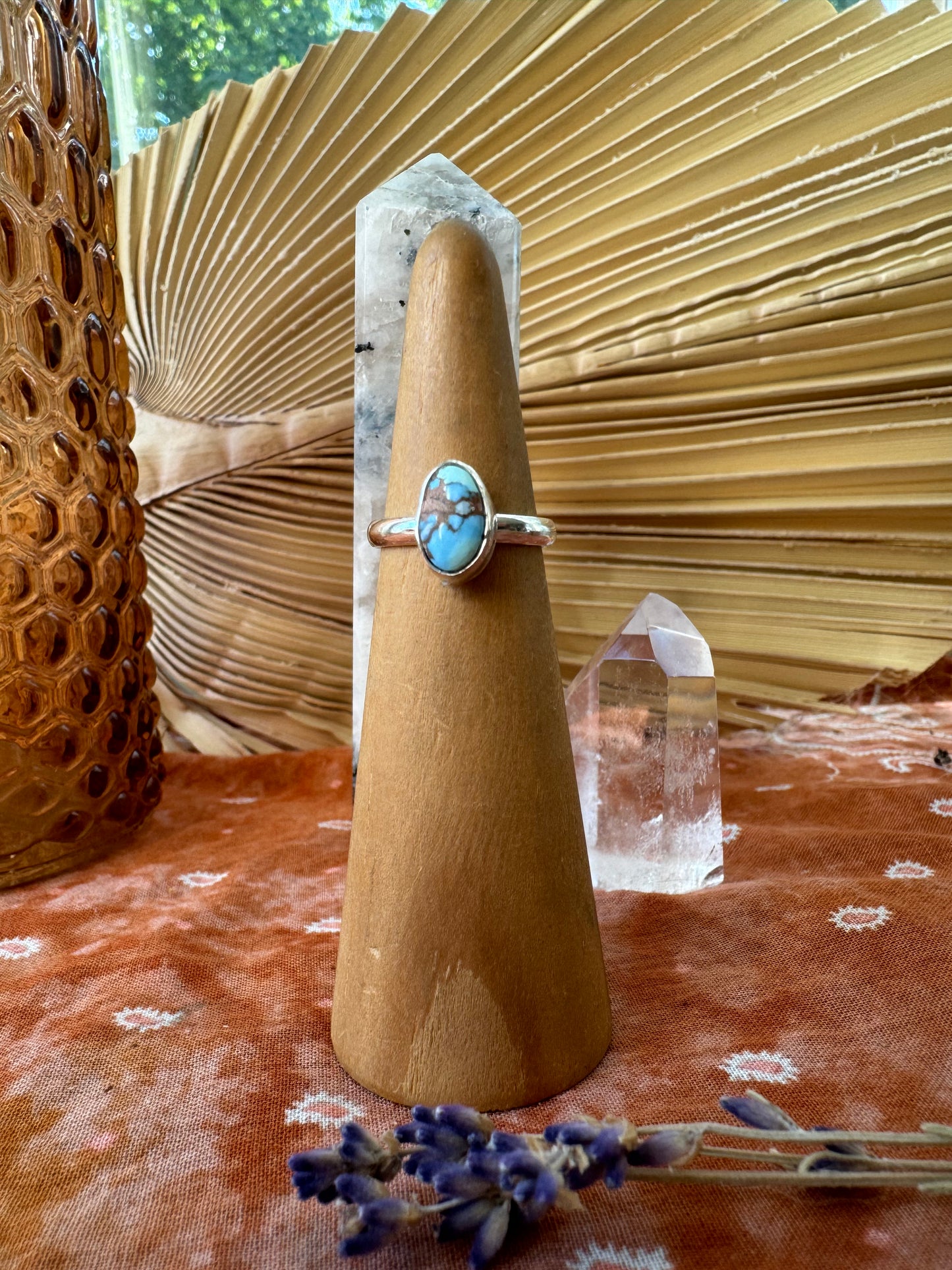 Golden Hills Turquoise Ring - size 5