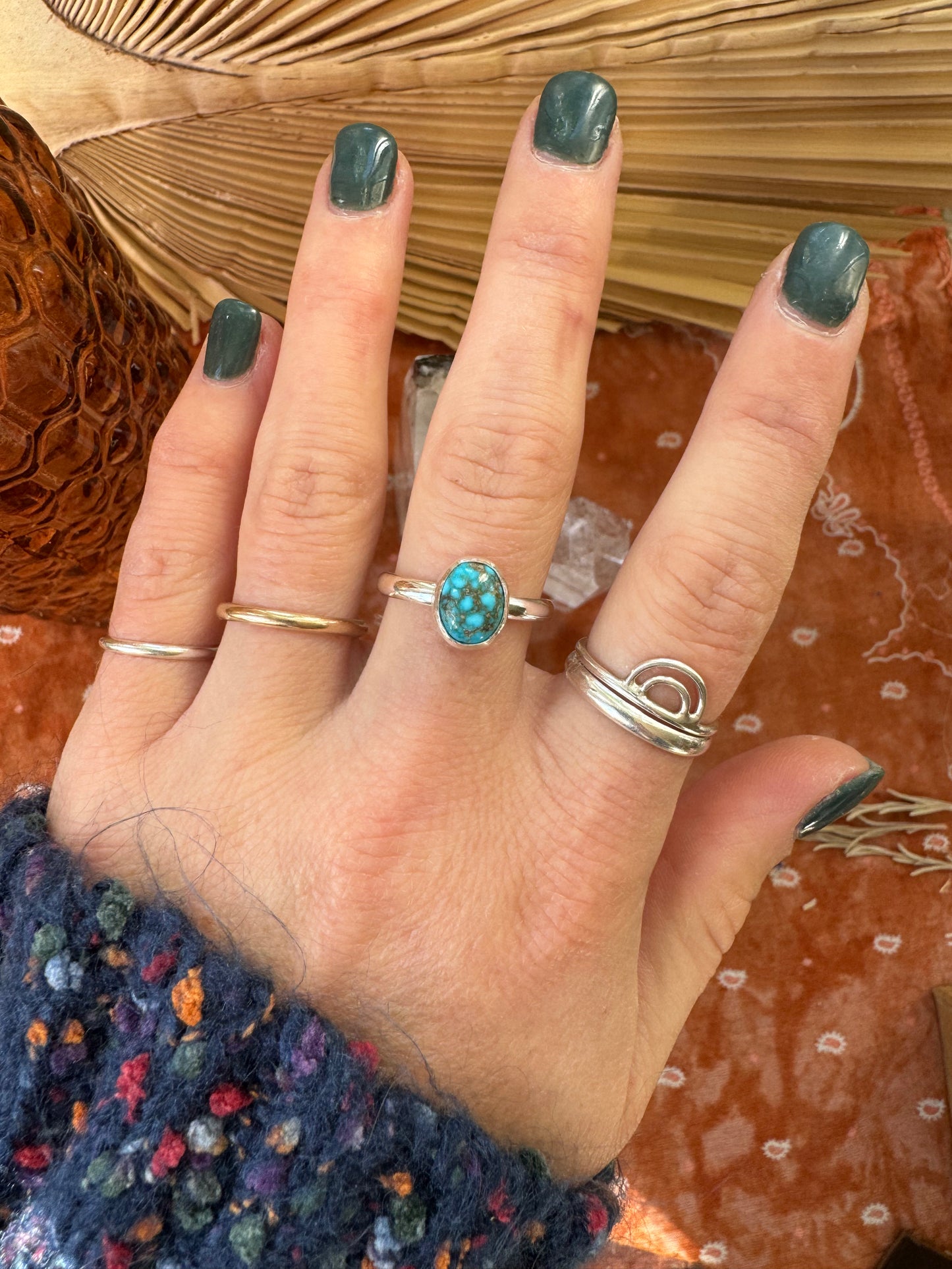 Kingman Turquoise Ring no. 2 - size 8