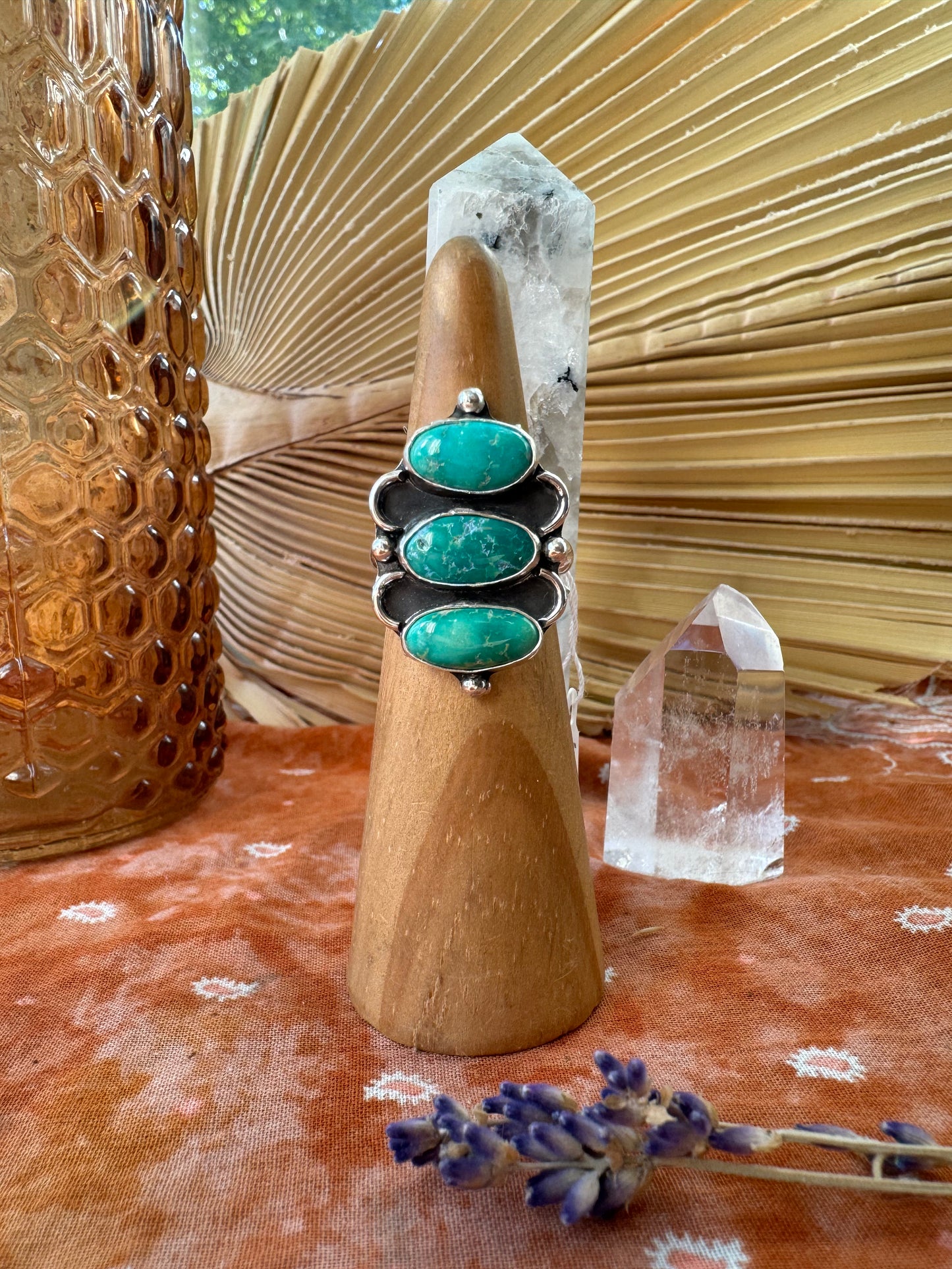 Valley Verde Turquoise Statement Ring - Size 6 3/4