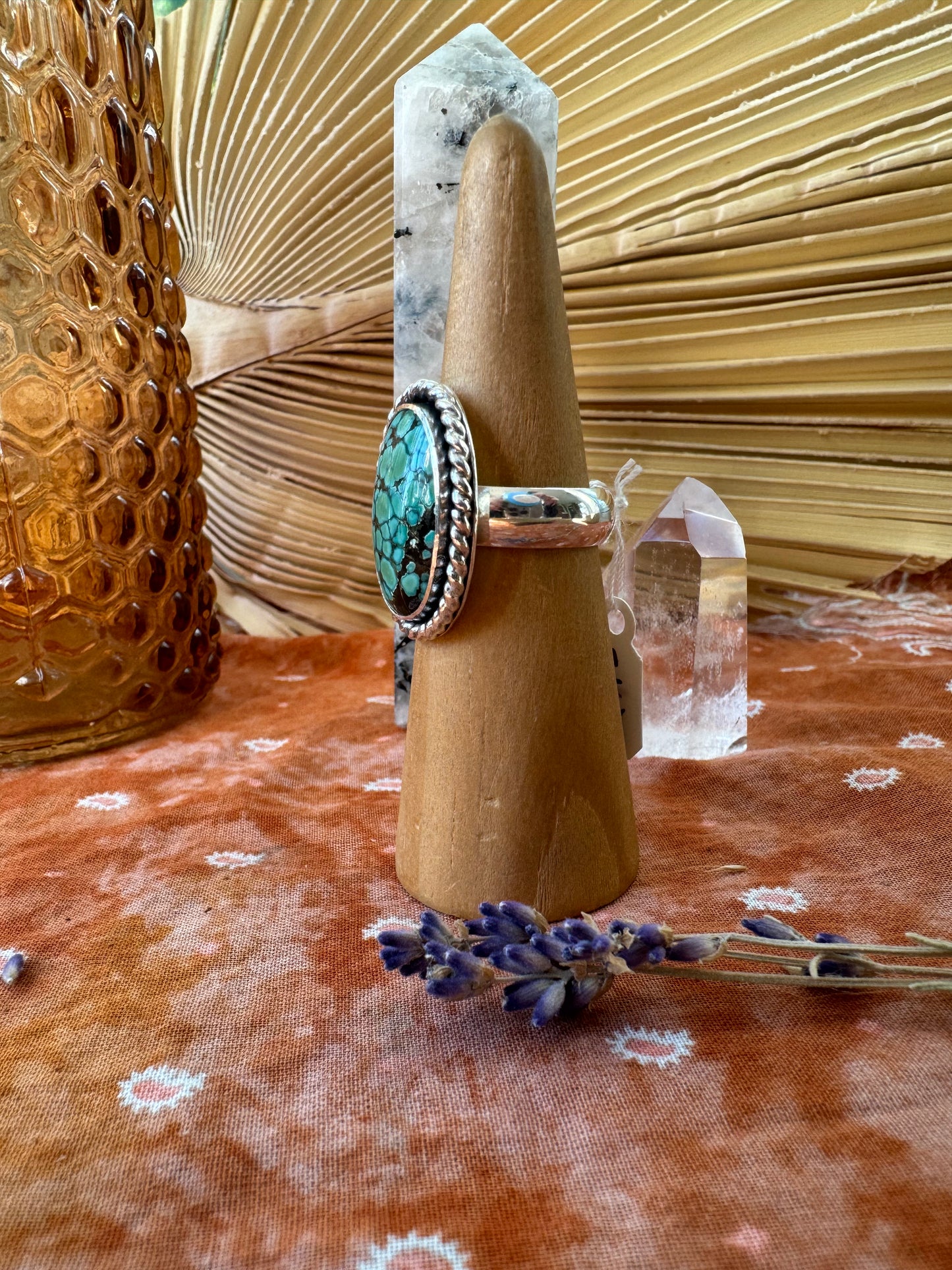 Treasure Mountain Turquoise Ring - Size 9