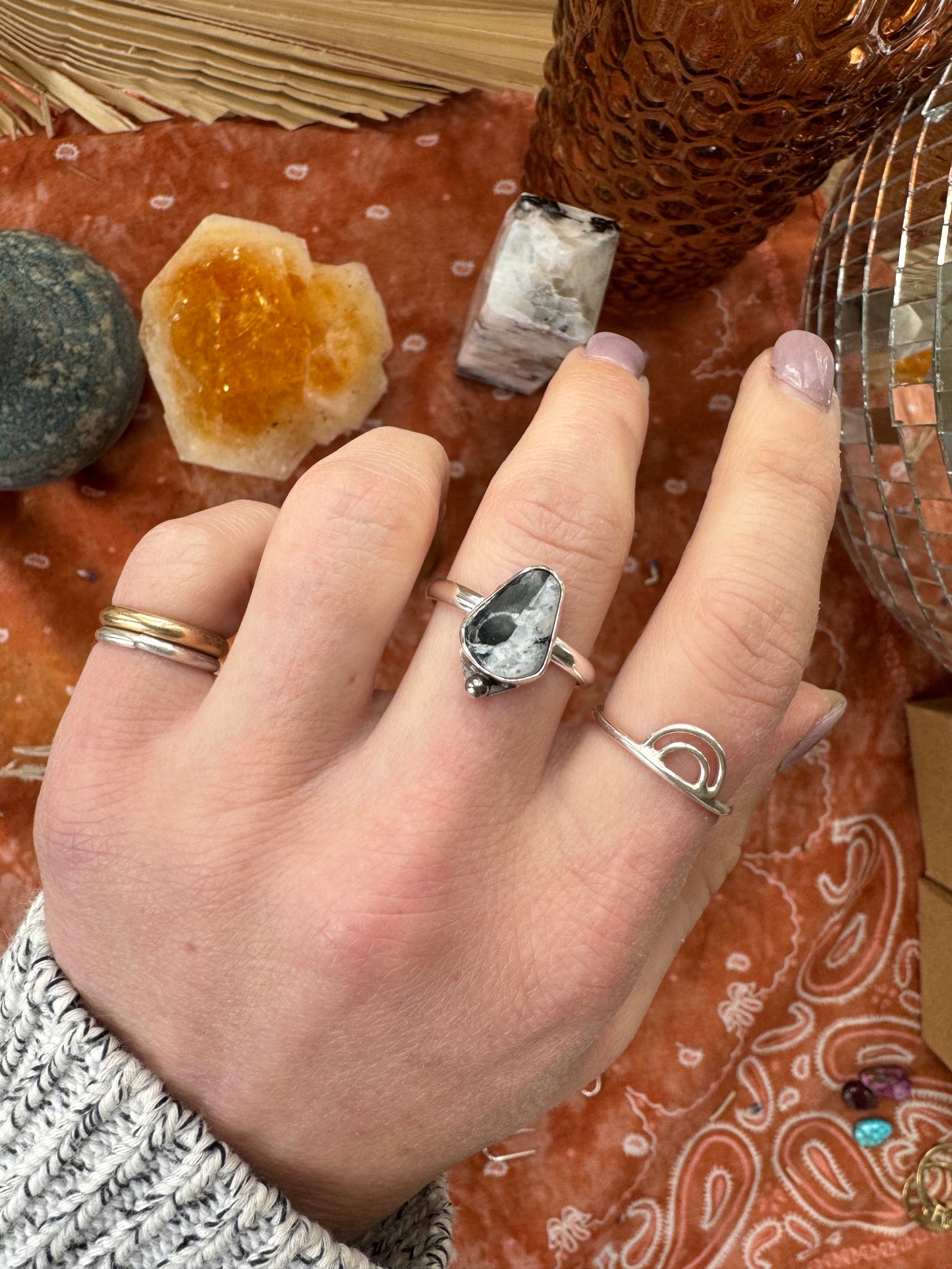 White Buffalo "SOBO" Ring - size 9
