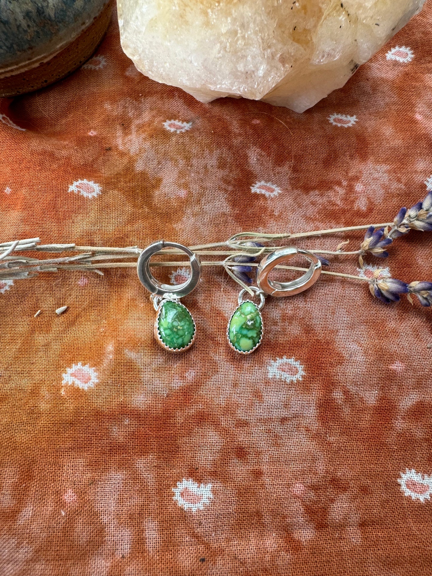 Sonoran Gold Turquoise Earring Dangles