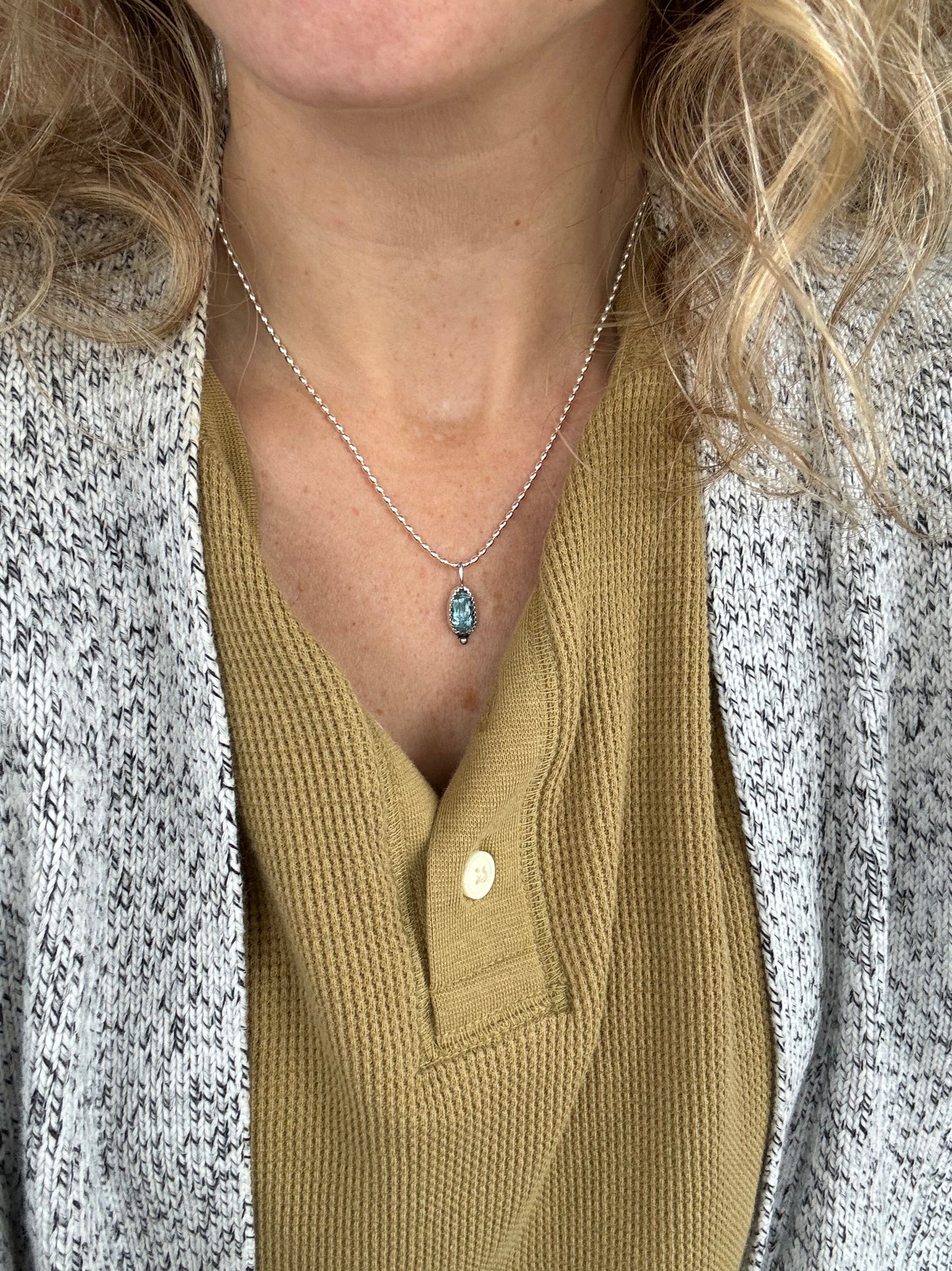 Northern Lights Kyanite Necklace