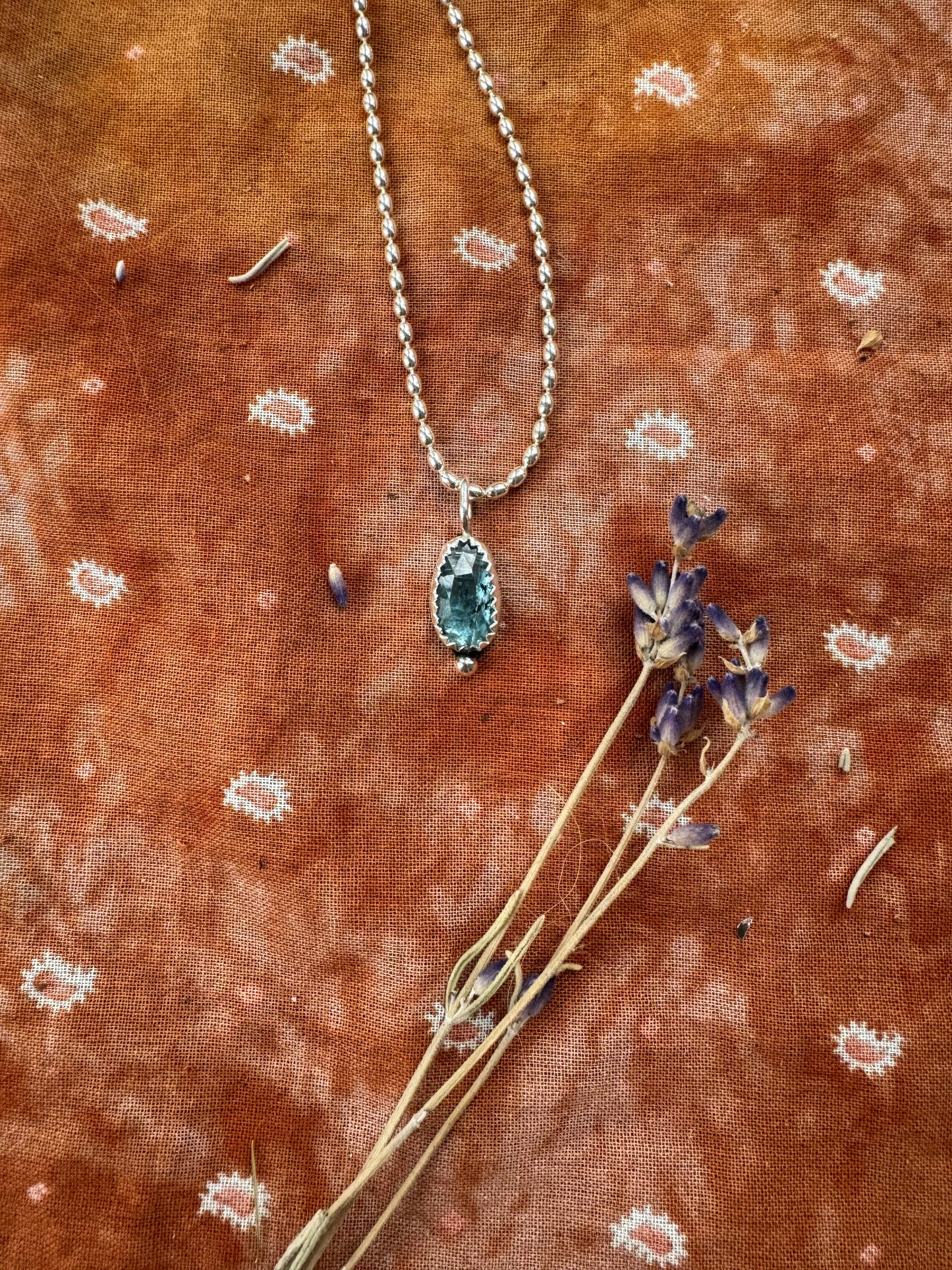 Northern Lights Kyanite Necklace