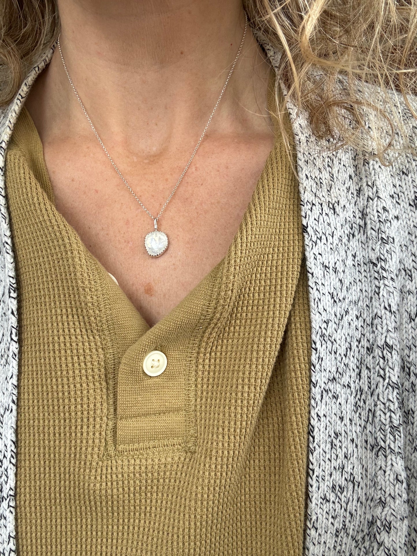 Moonstone Dainty Necklace