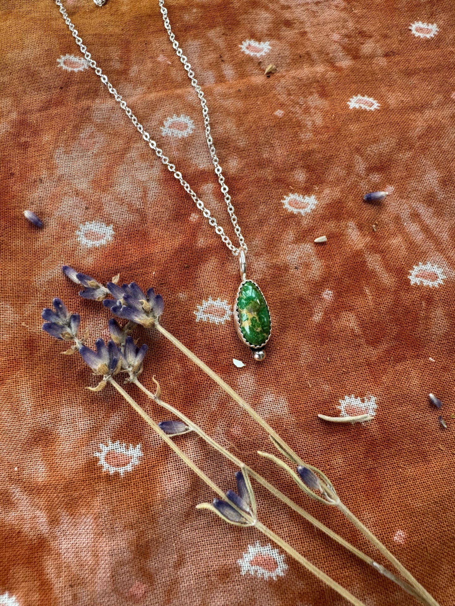 Sonoran Gold Turquoise Dainty Necklace