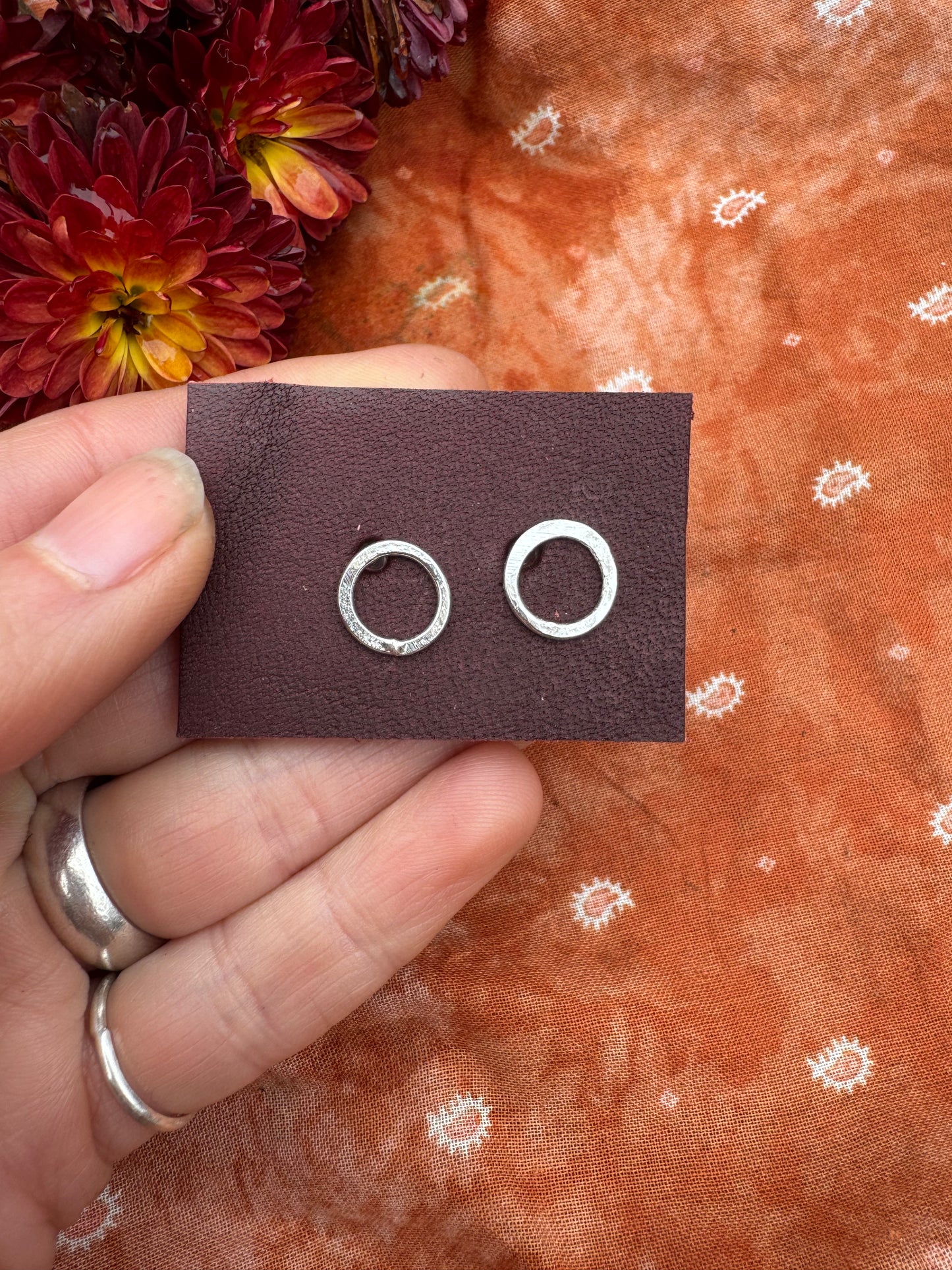 Full Circle Studs - Sterling Silver