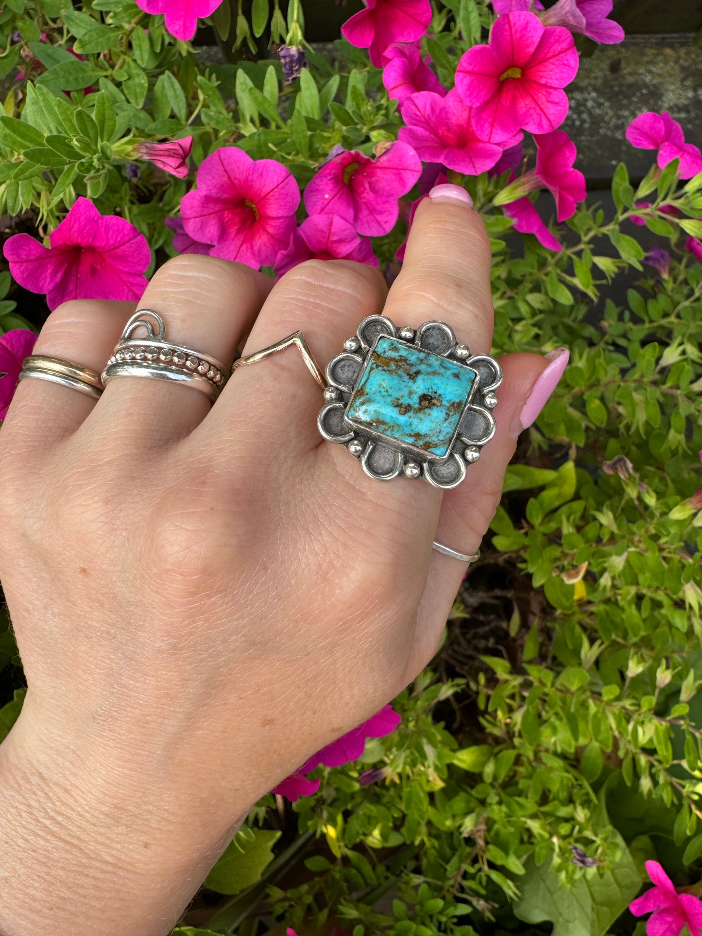 Kingman "Bloom" Ring - Size 6