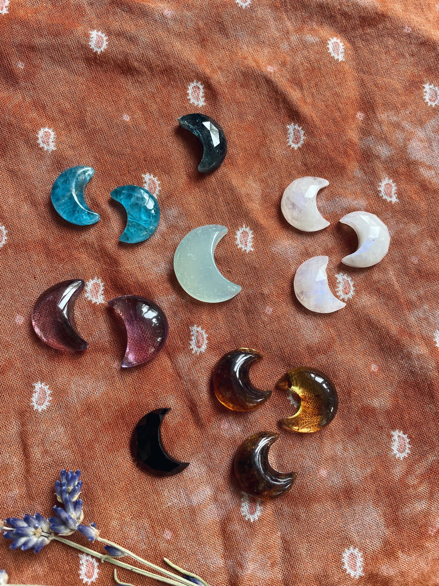 Onyx Crescent Moon Ring- Made to order