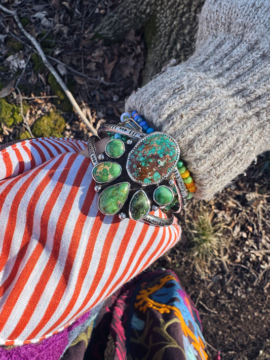 Sierra Nevada Turquoise statement cuff - size Medium