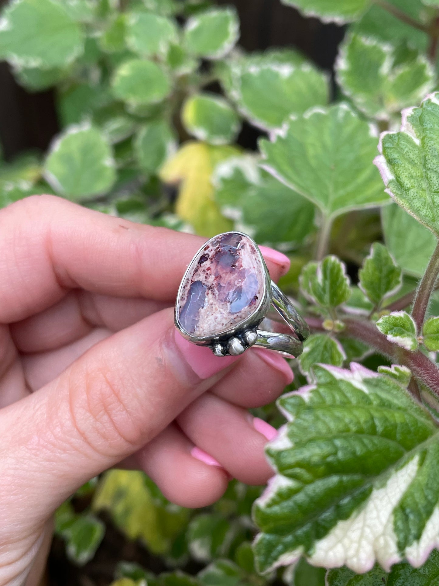 Mexican Fire Opal Ring - Size 8 3/4