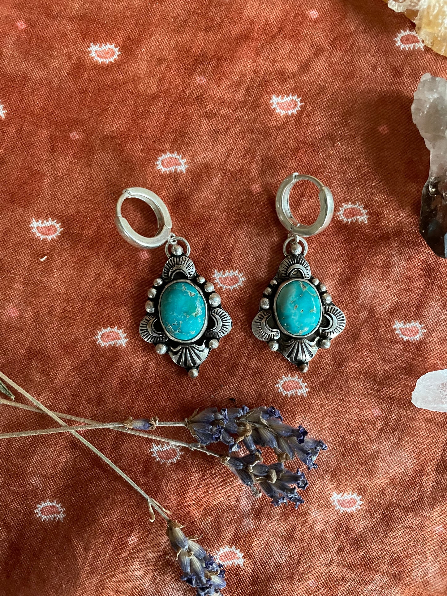 Turquoise "Cragg" Dangles