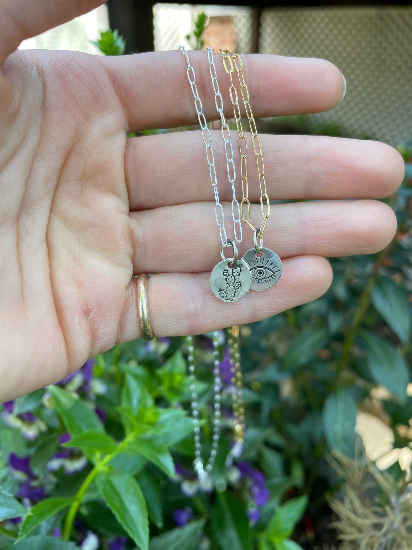 Dainty "Blaze" Necklace - Paperclip Style Chain