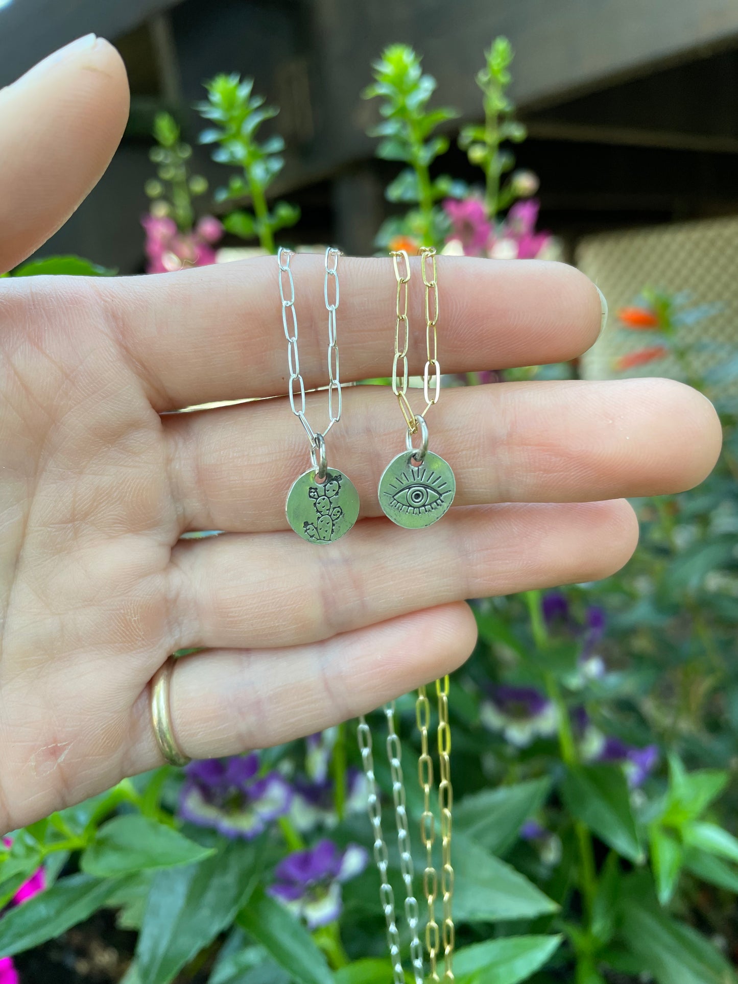 Dainty "Blaze" Necklace - Paperclip Style Chain
