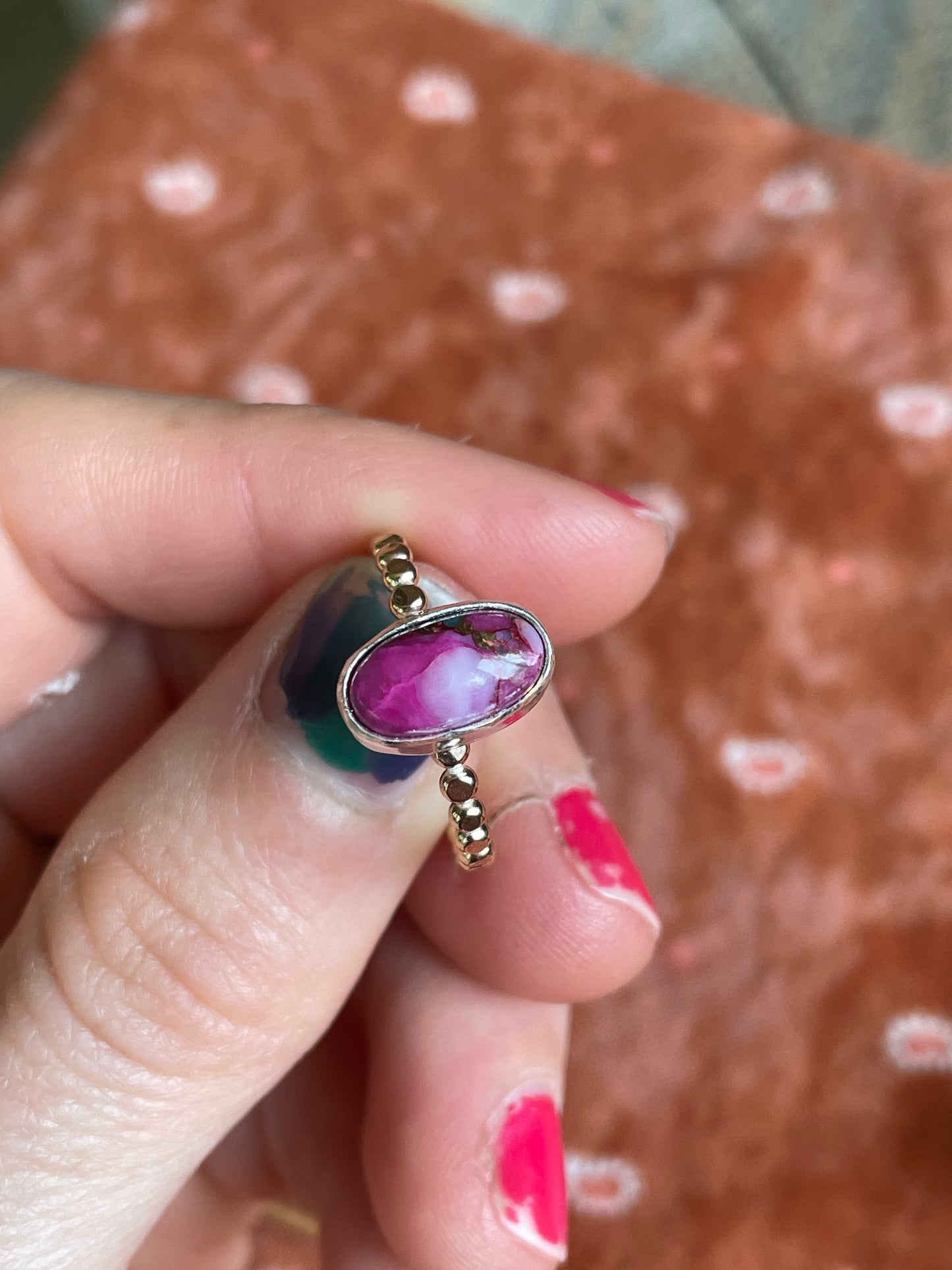 Dahlia Turquoise Ring - Size 6