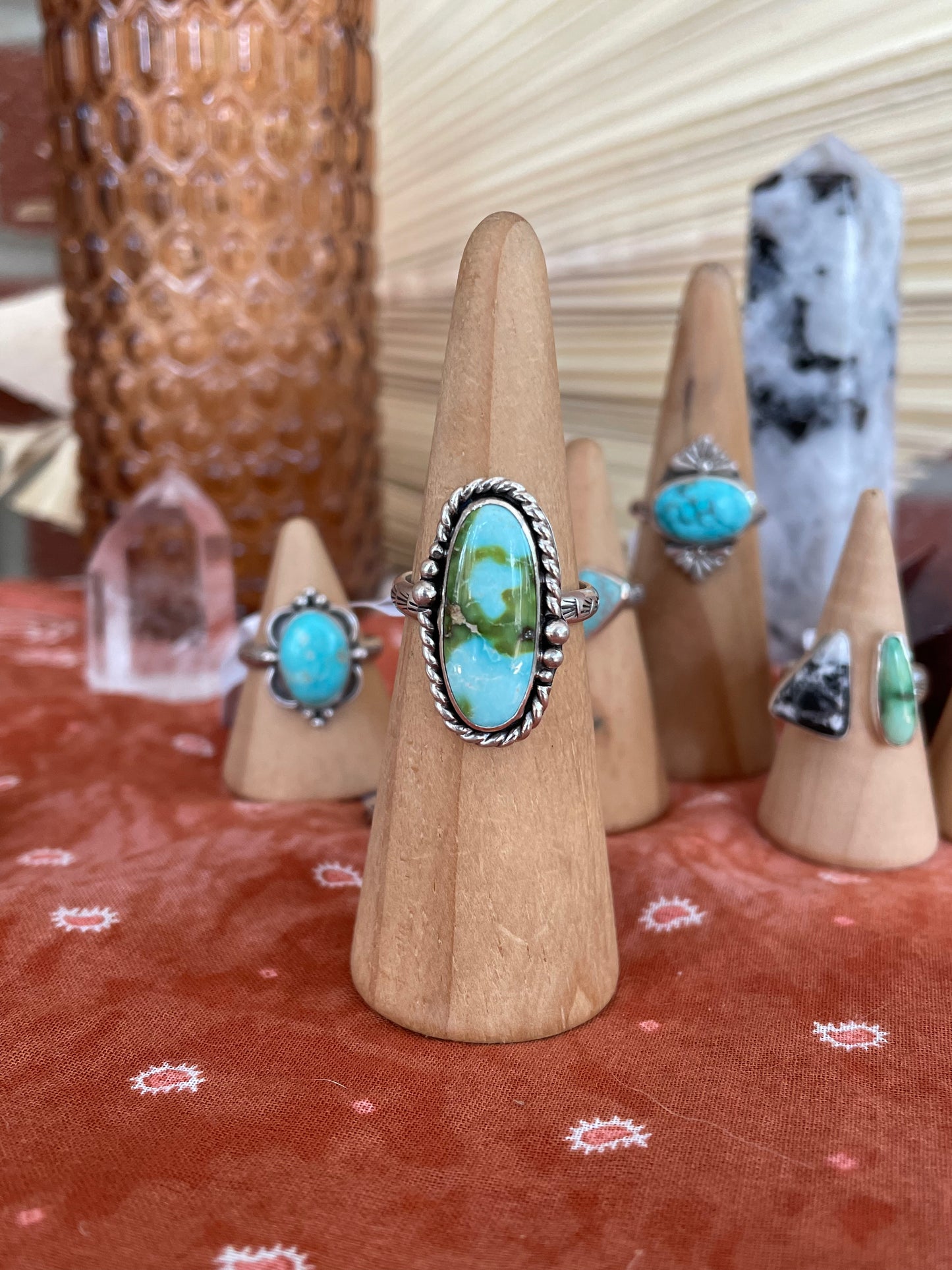 Sonoran Gold Turquoise "Day Hike" Ring - Size 8 1/2