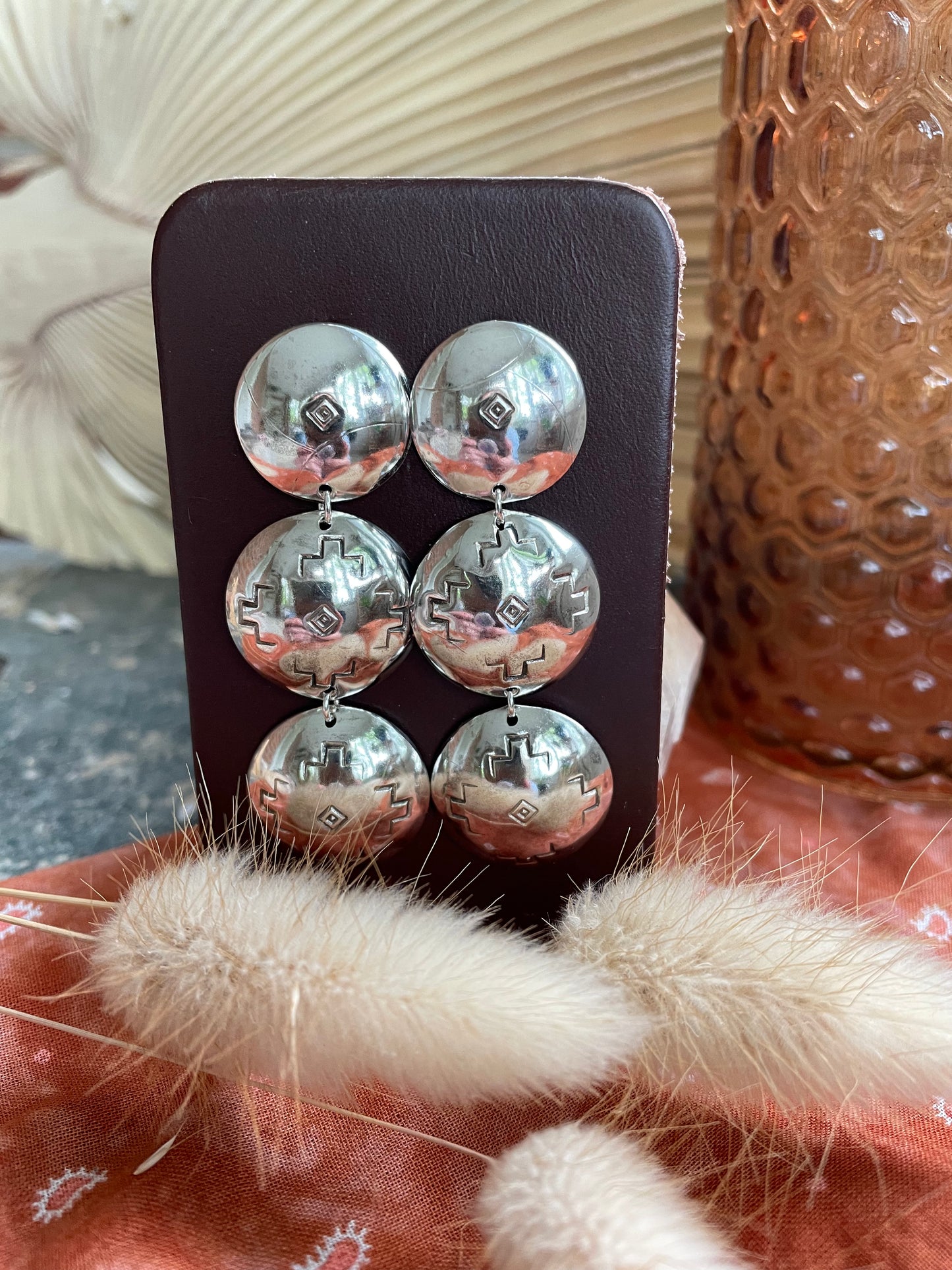 Sterling Silver “Blaze” dangles