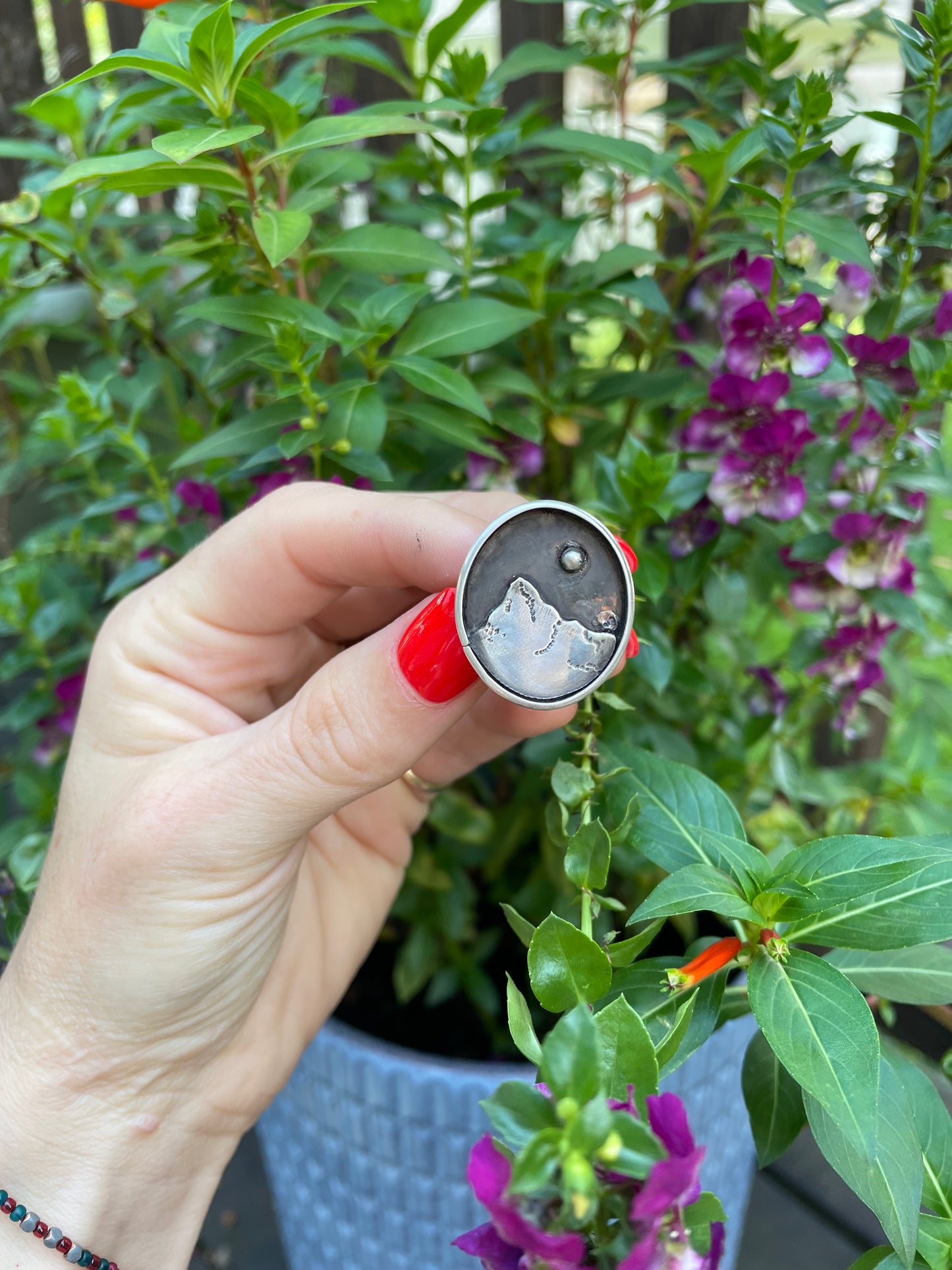 Summit Ring with Moon - Size 7