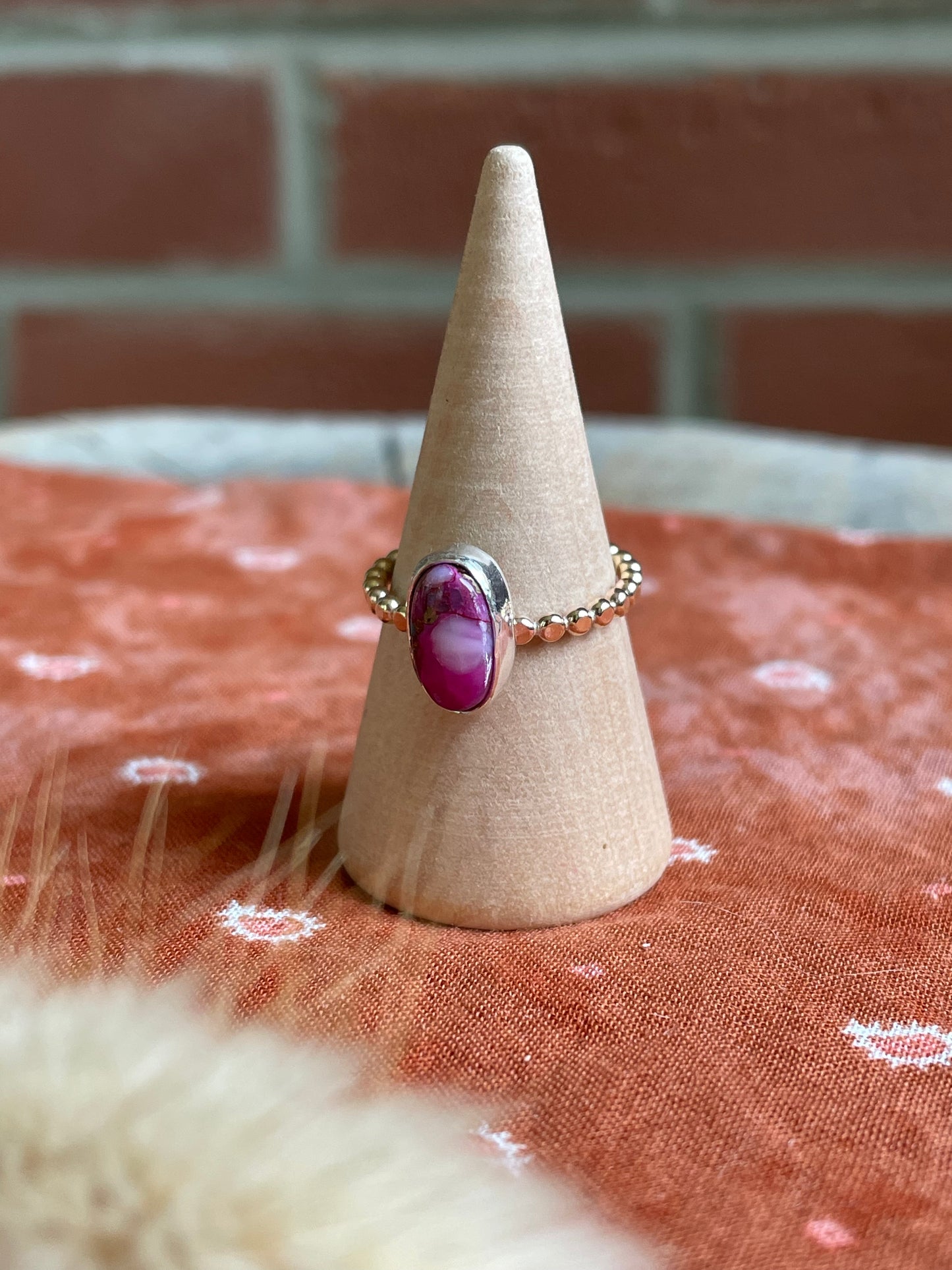 Dahlia Turquoise Ring - Size 6