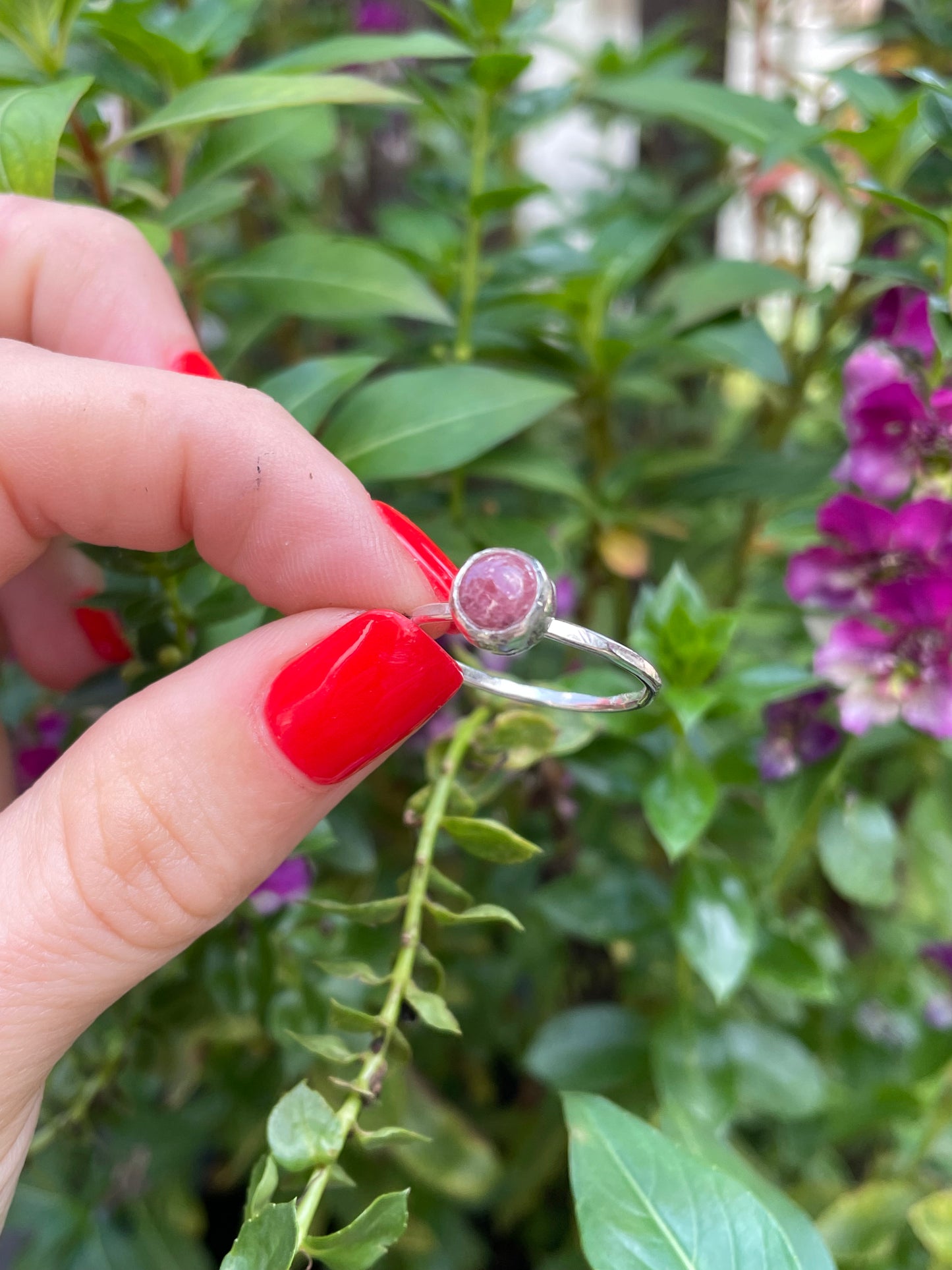 Rhodonite Stacker Rings