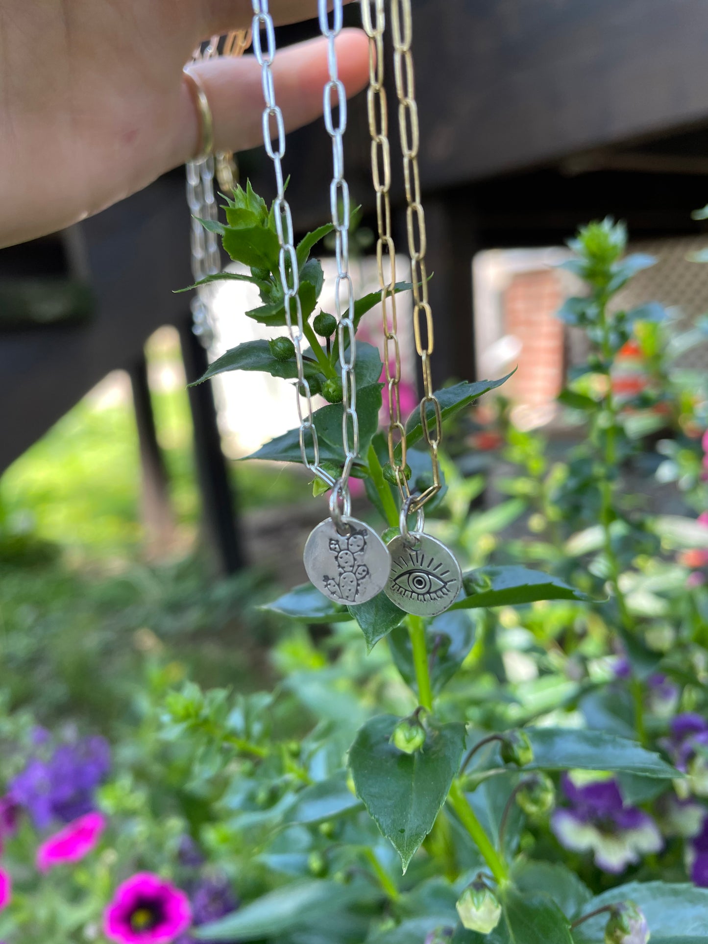 Dainty "Blaze" Necklace - Paperclip Style Chain