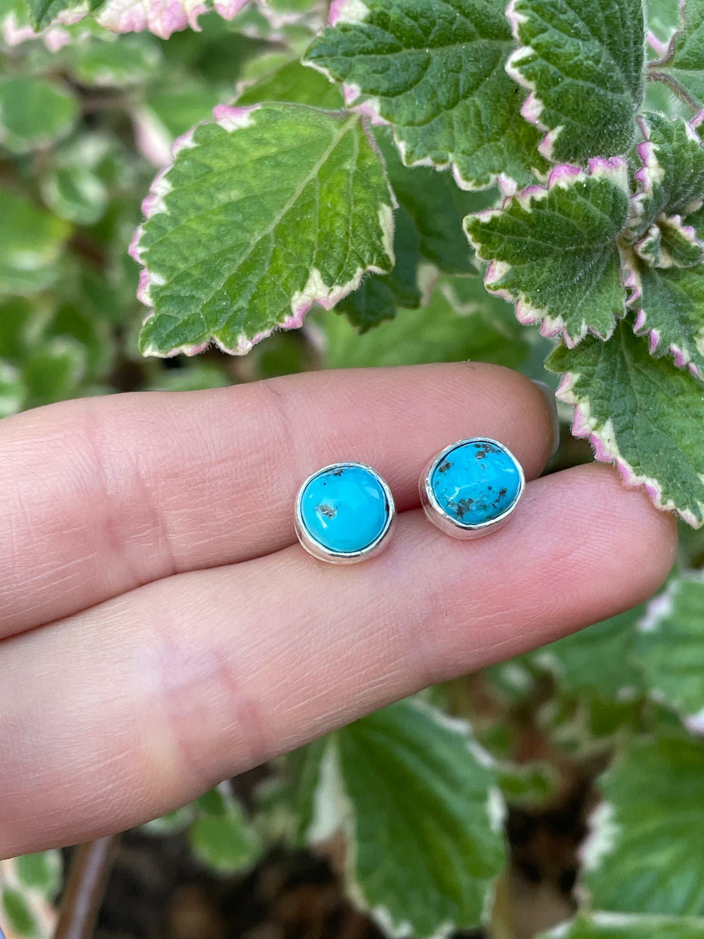 Simple Kingman Turquoise Studs