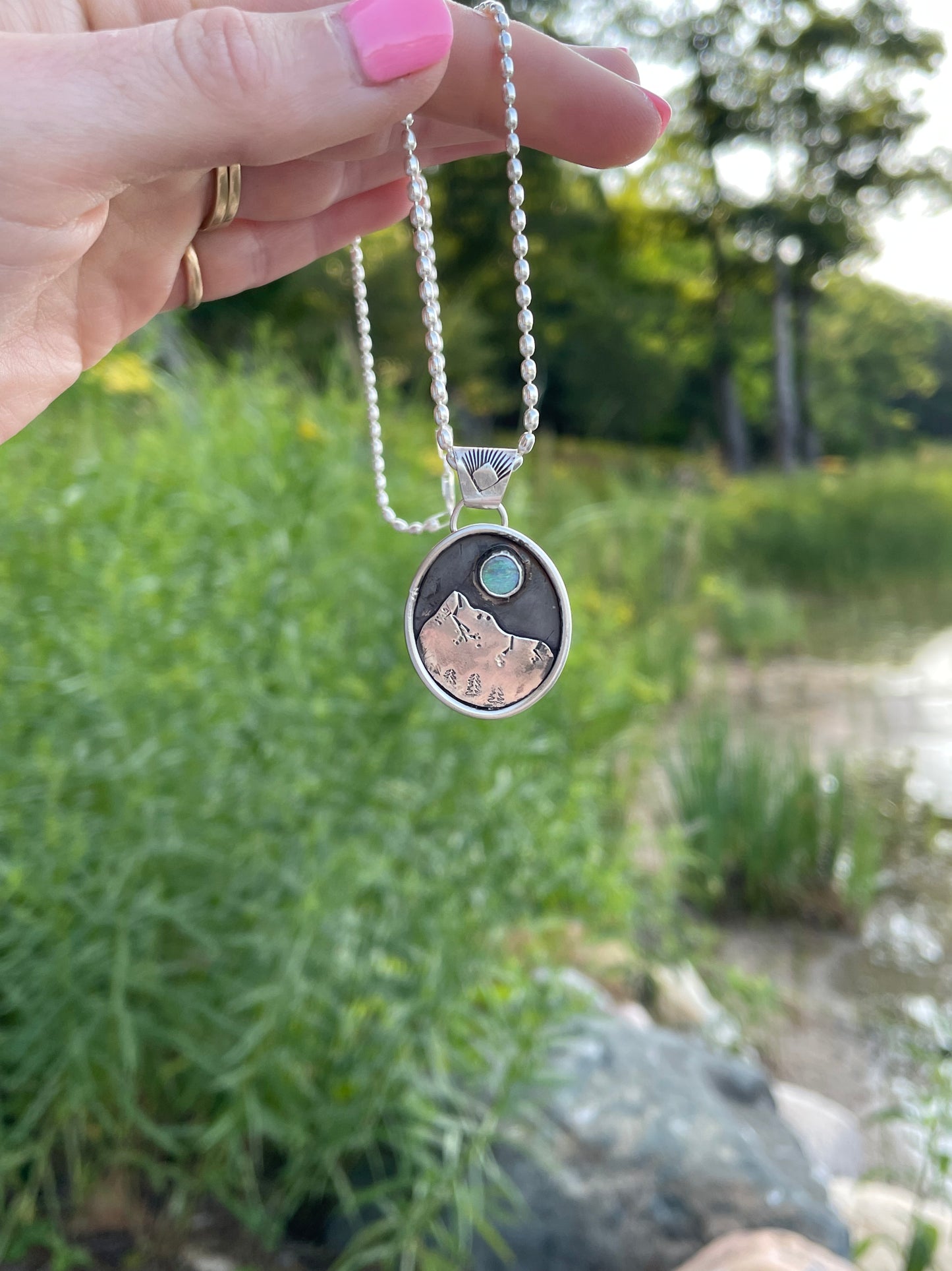 Summit Pendant- Opal