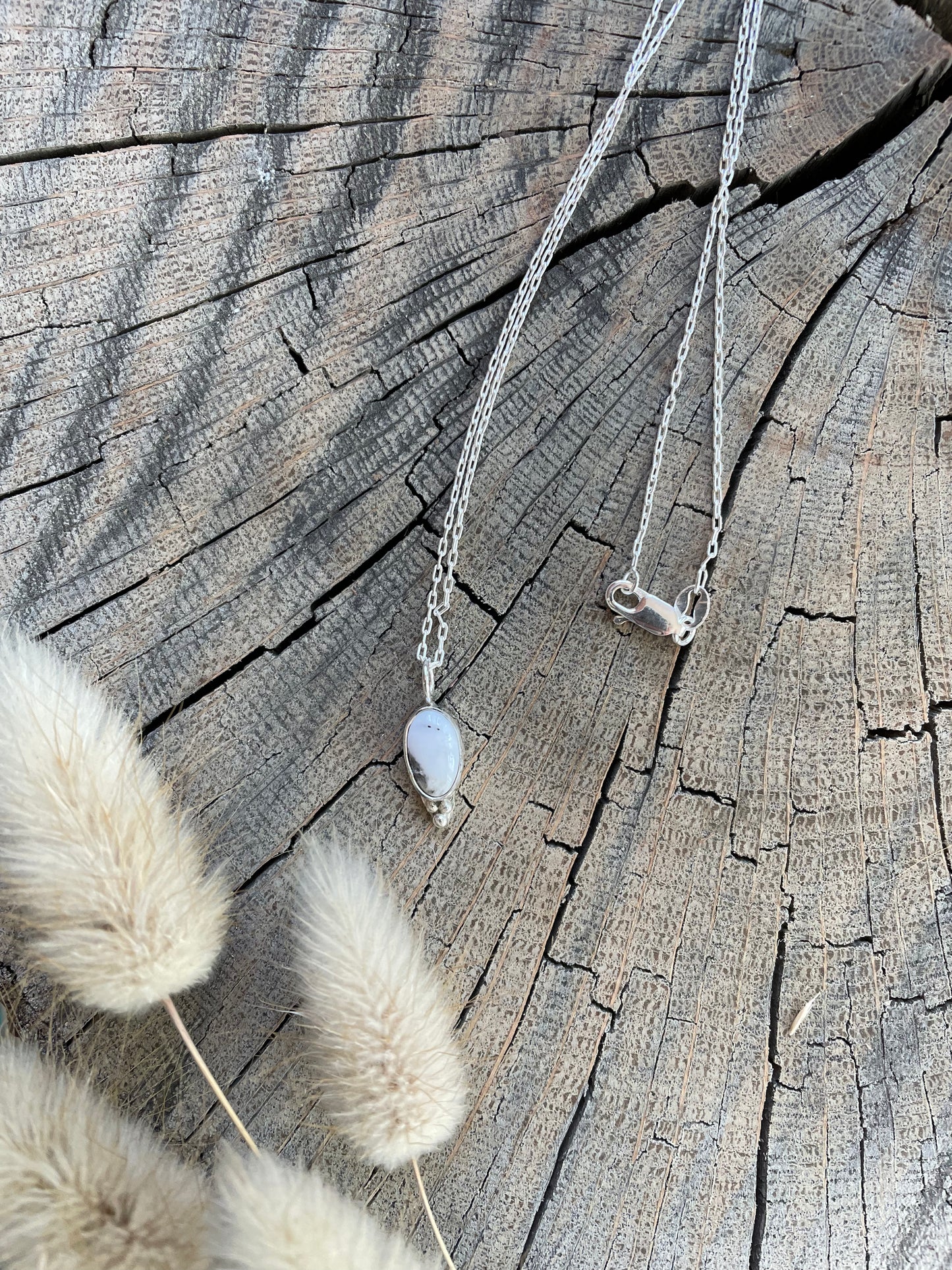 White Buffalo Turquoise "Mini" Necklace no. 4