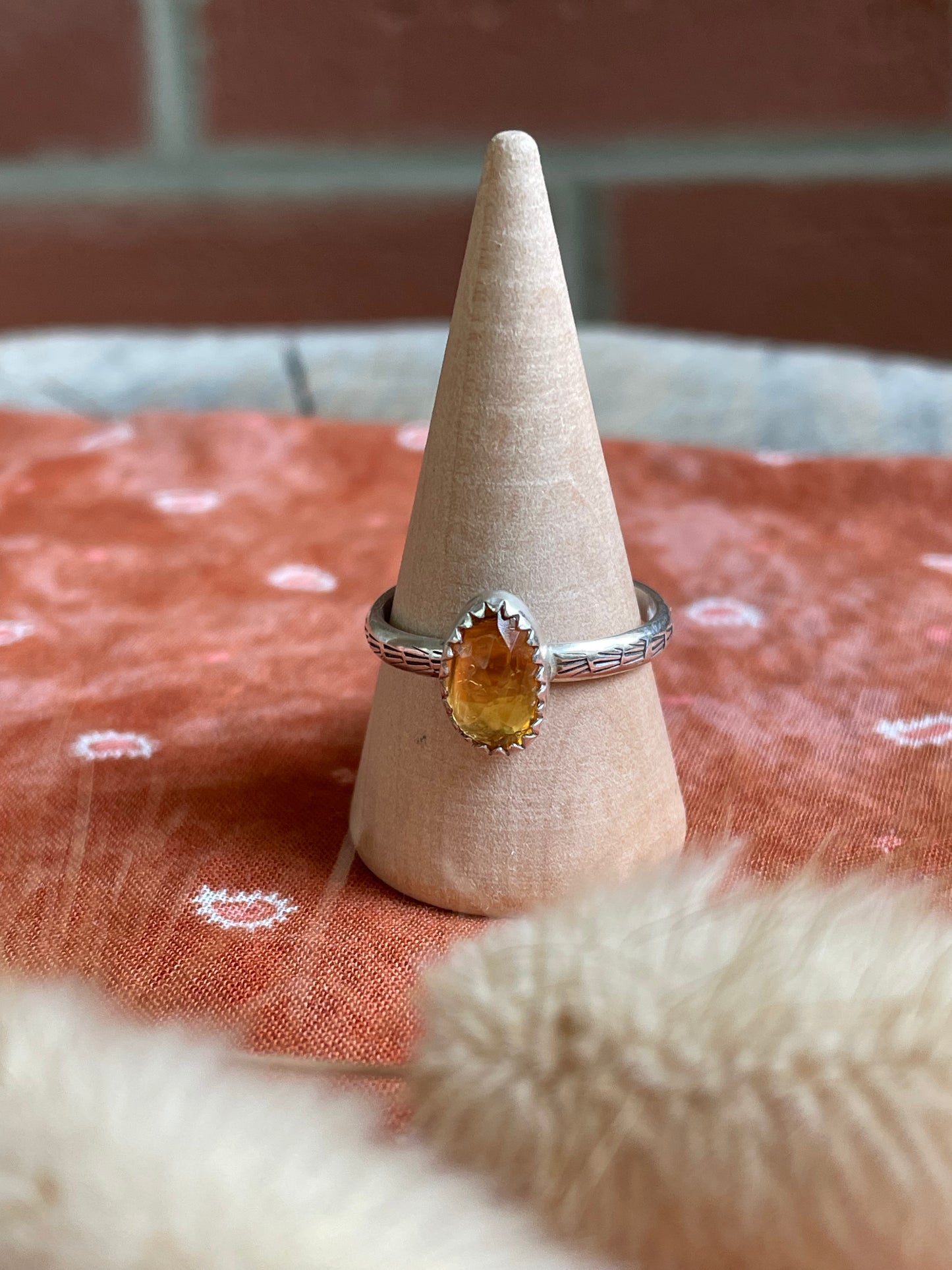 Citrine Ring - Size 8 3/4