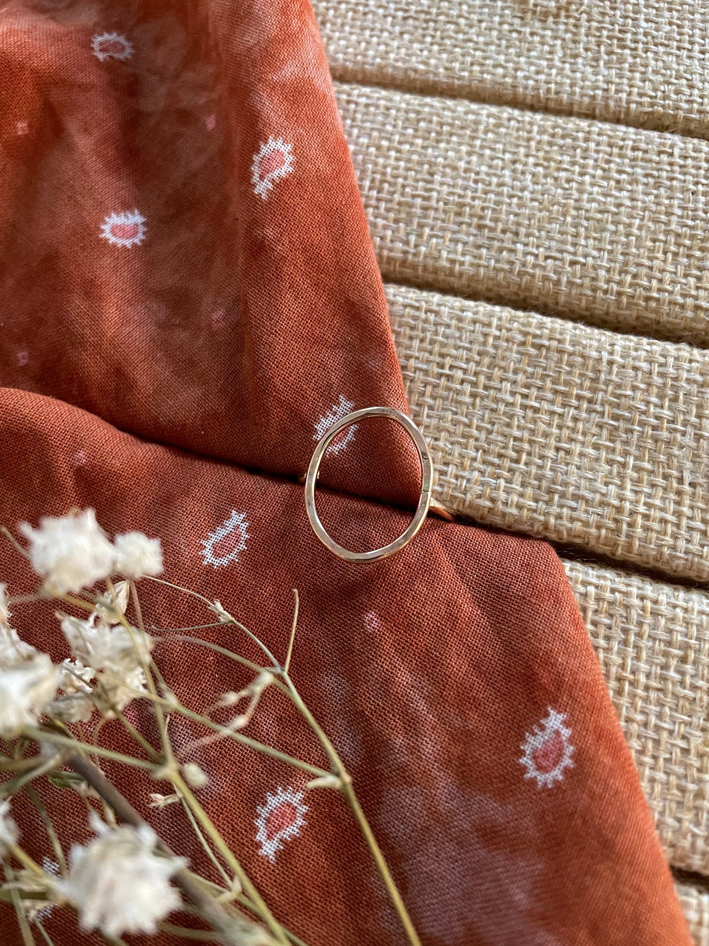 “Full Circle" 14k GF Ring