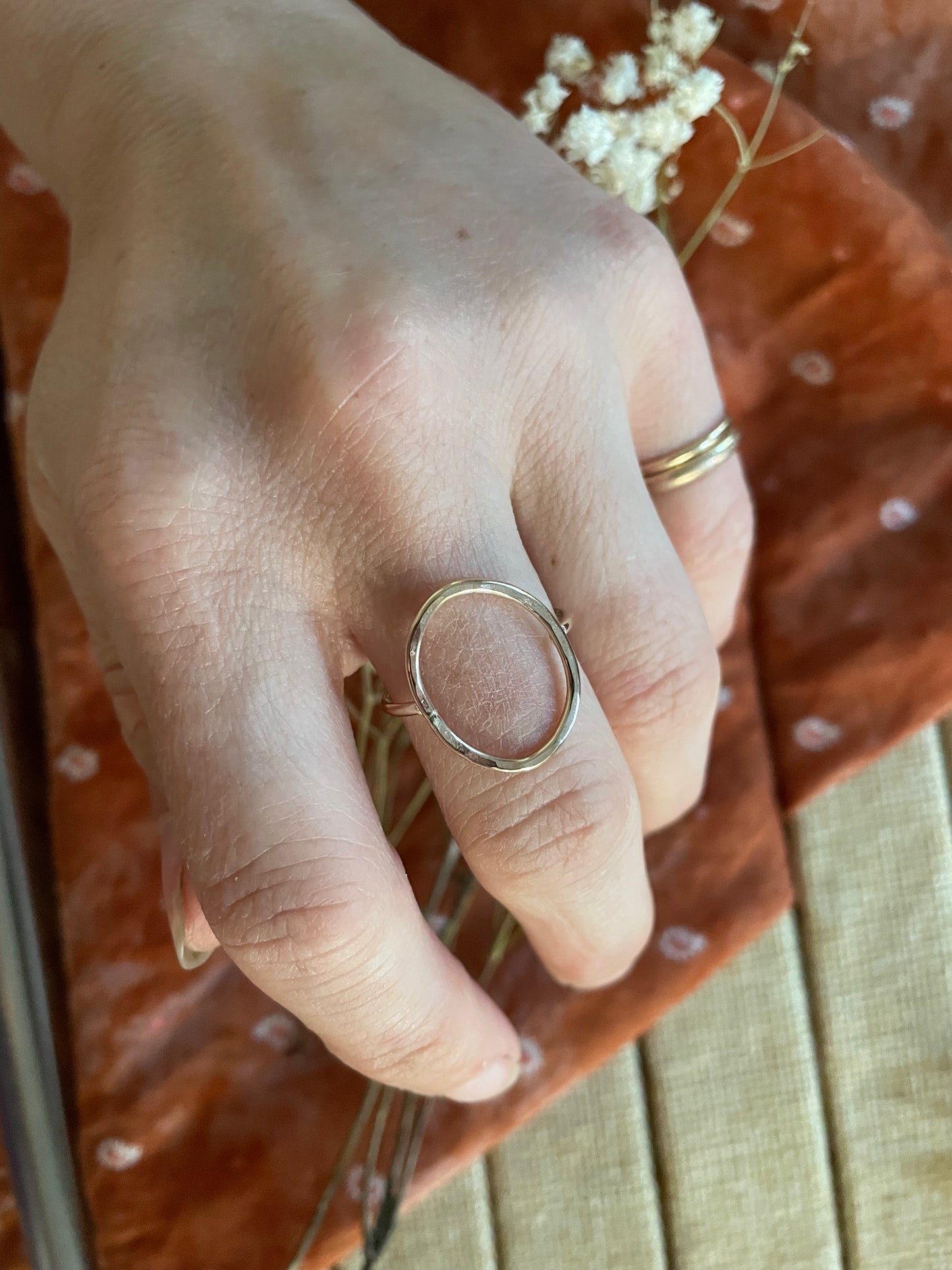 “Full Circle" 14k GF Ring