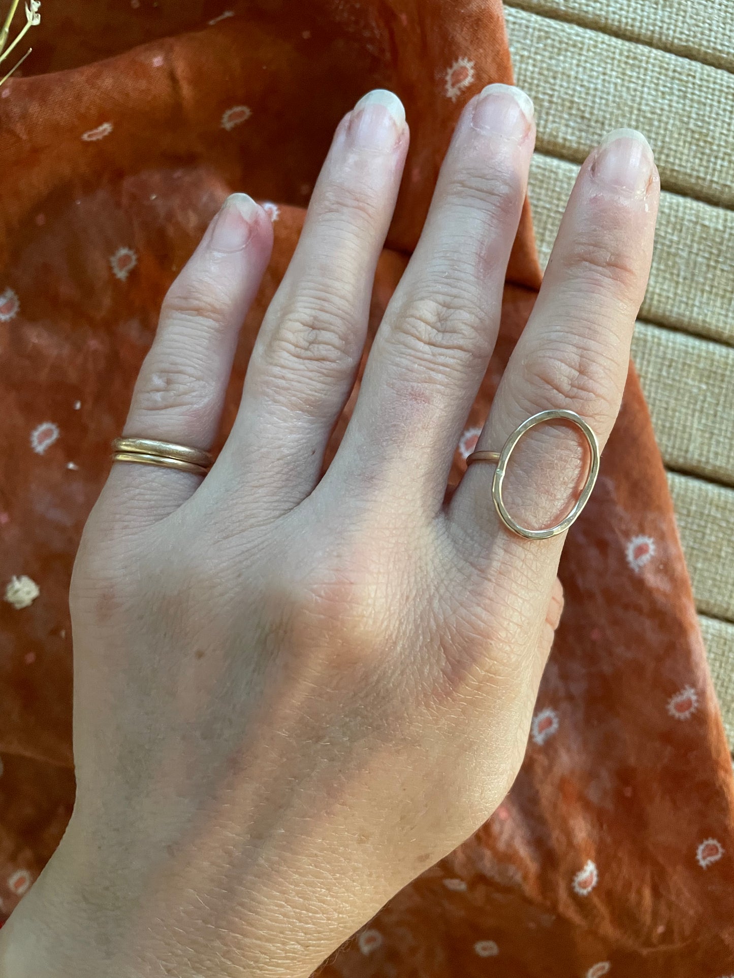 “Full Circle" 14k GF Ring