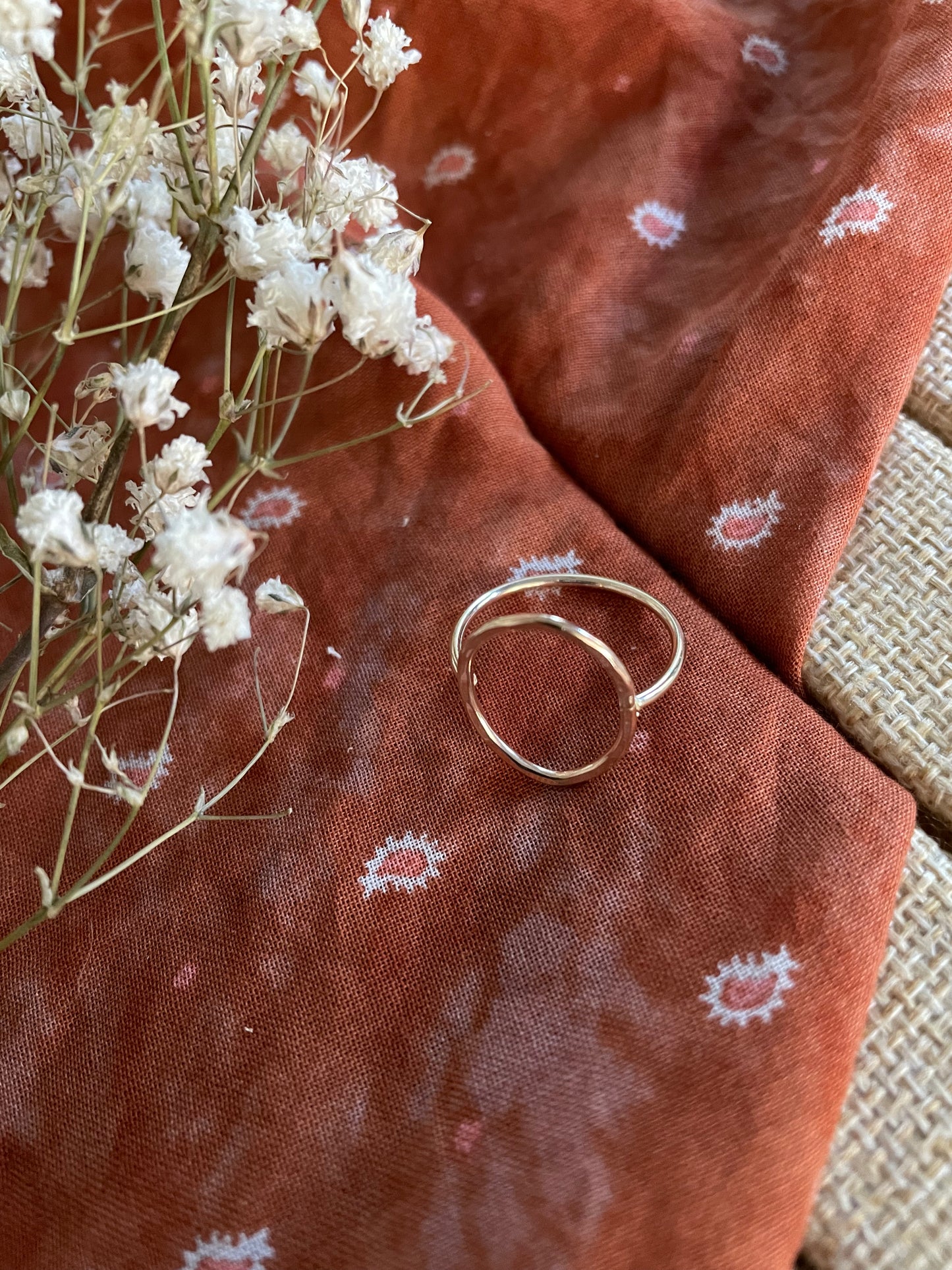 “Full Circle" 14k GF Ring