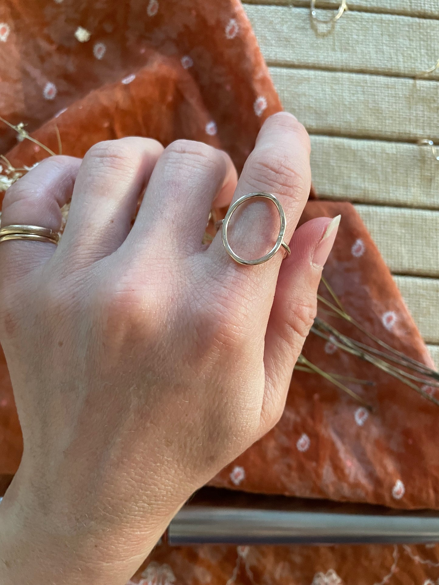 “Full Circle" 14k GF Ring