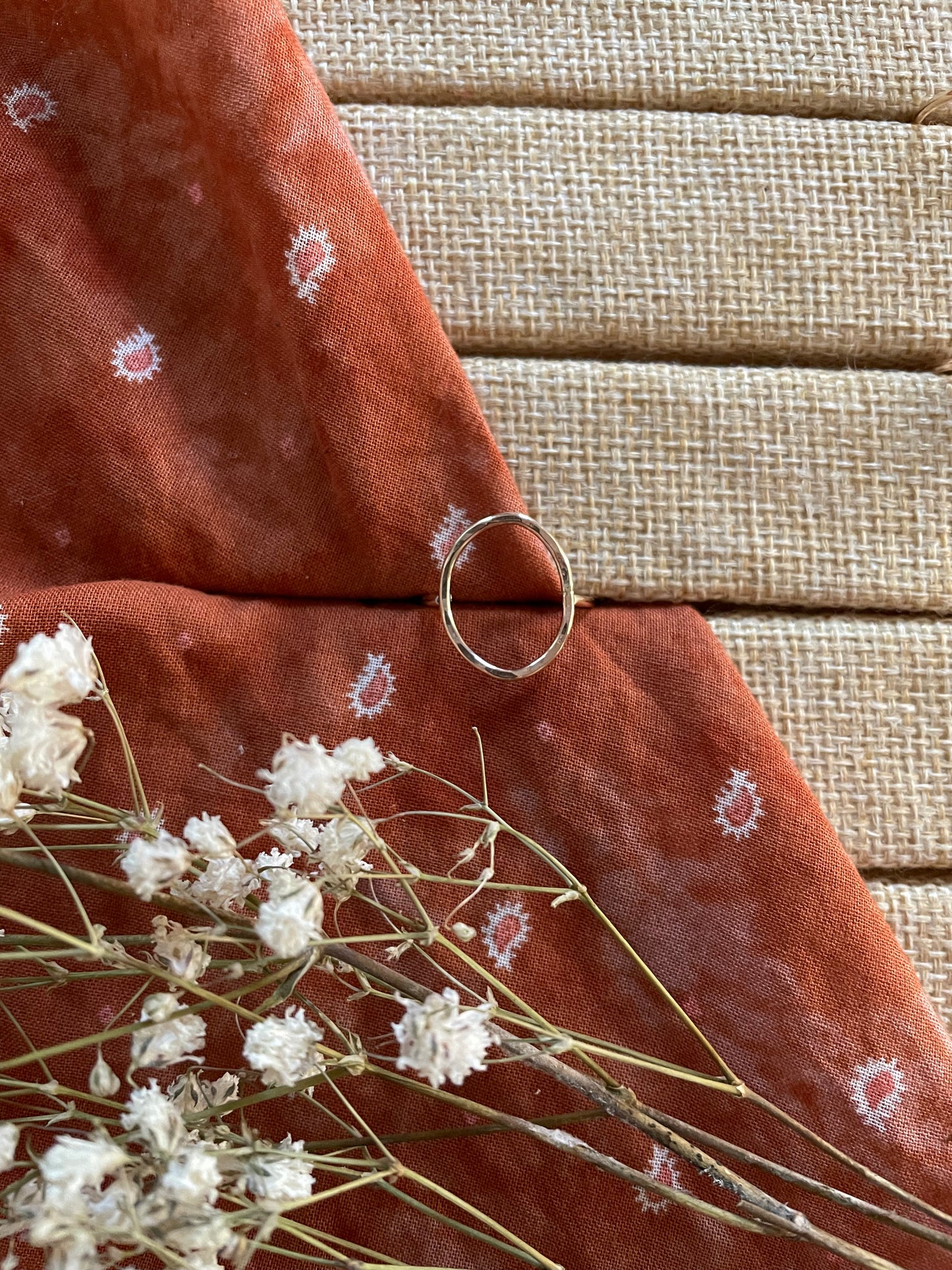 “Full Circle" 14k GF Ring