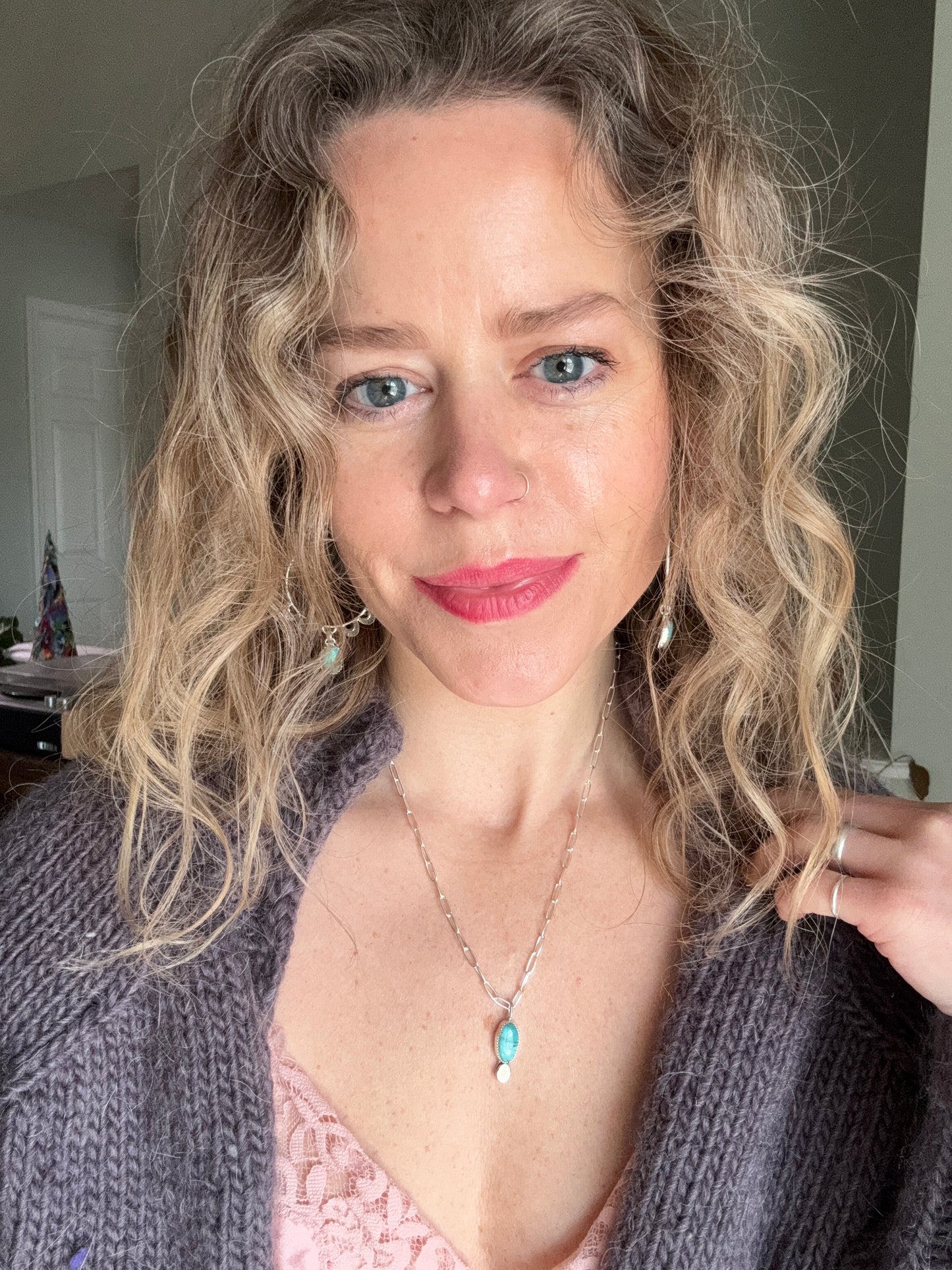 Turquoise Dainty Drop - no.4