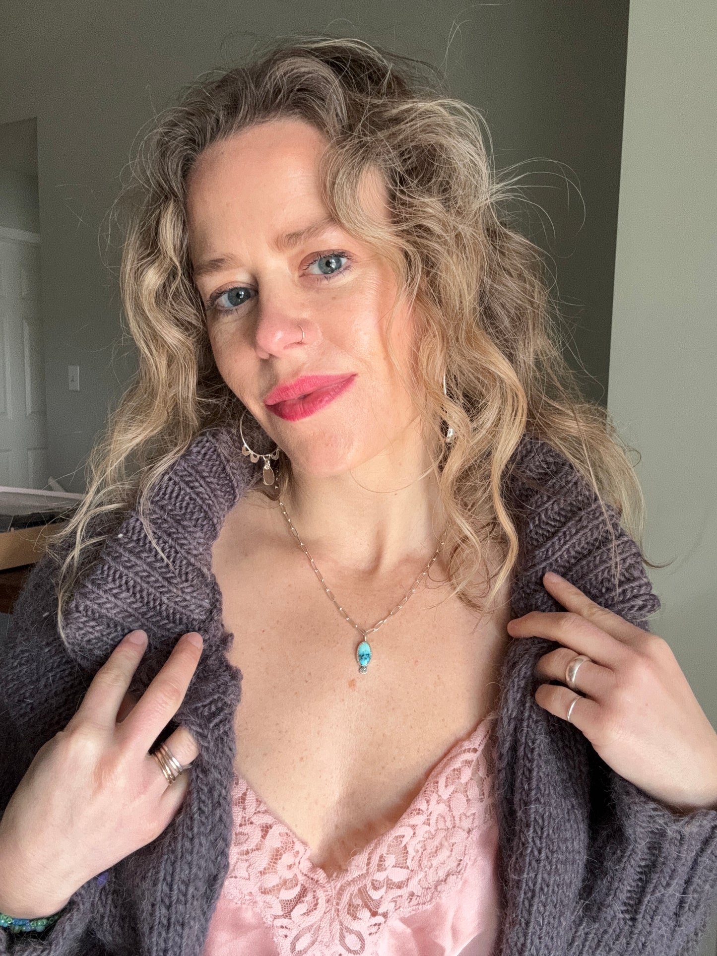 Turquoise Dainty Drop - no.5