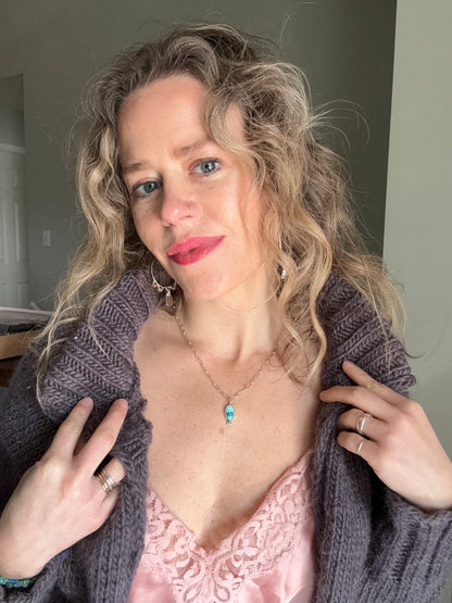 Turquoise Dainty Drop - no.5