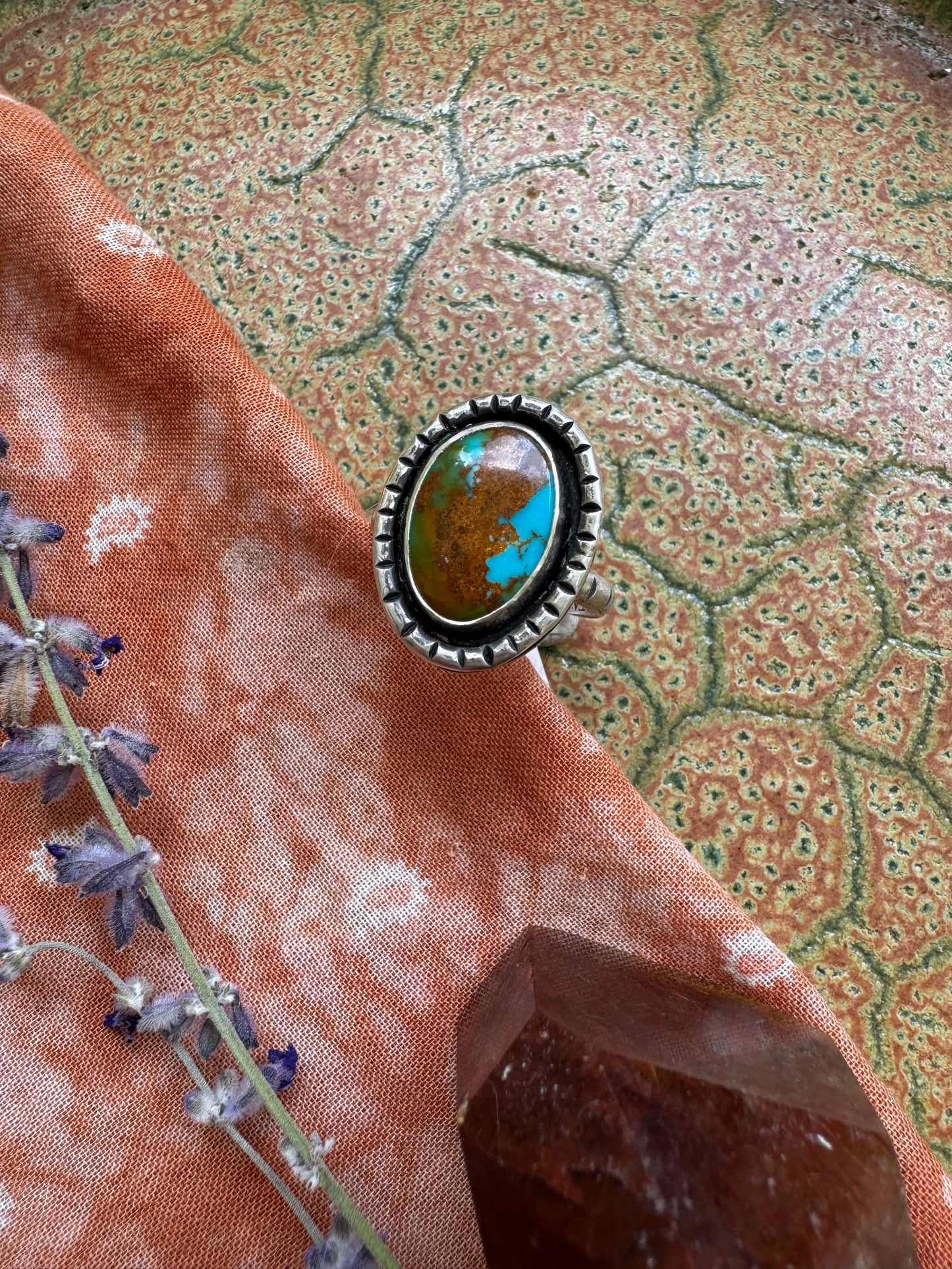 Royston Turquoise Ring - Size 7 1/4
