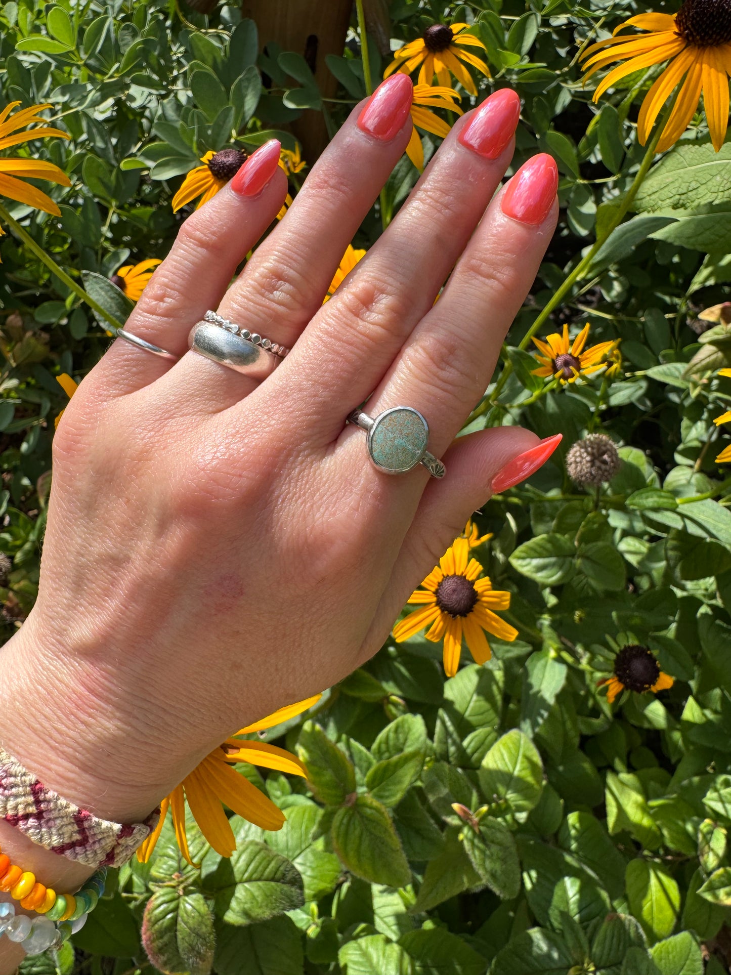 Carico Lake Turquoise Ring - Size 9 1/4