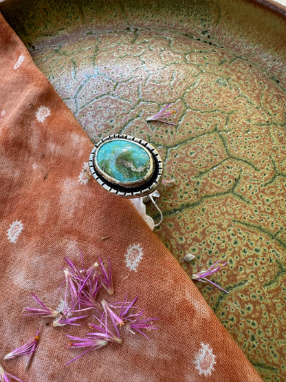 Sonoran GoldTurquoise ring - size 7 3/4