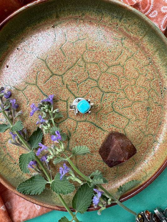 Sierra Bella "waypoint" Turquoise Ring - size 9