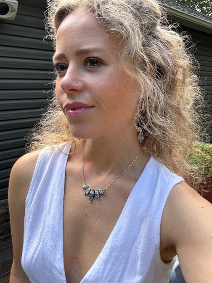 Dry Creek Turquoise Truckee Bib Necklace no. 1