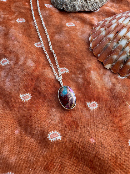 Pink Dahlia Necklace no.11