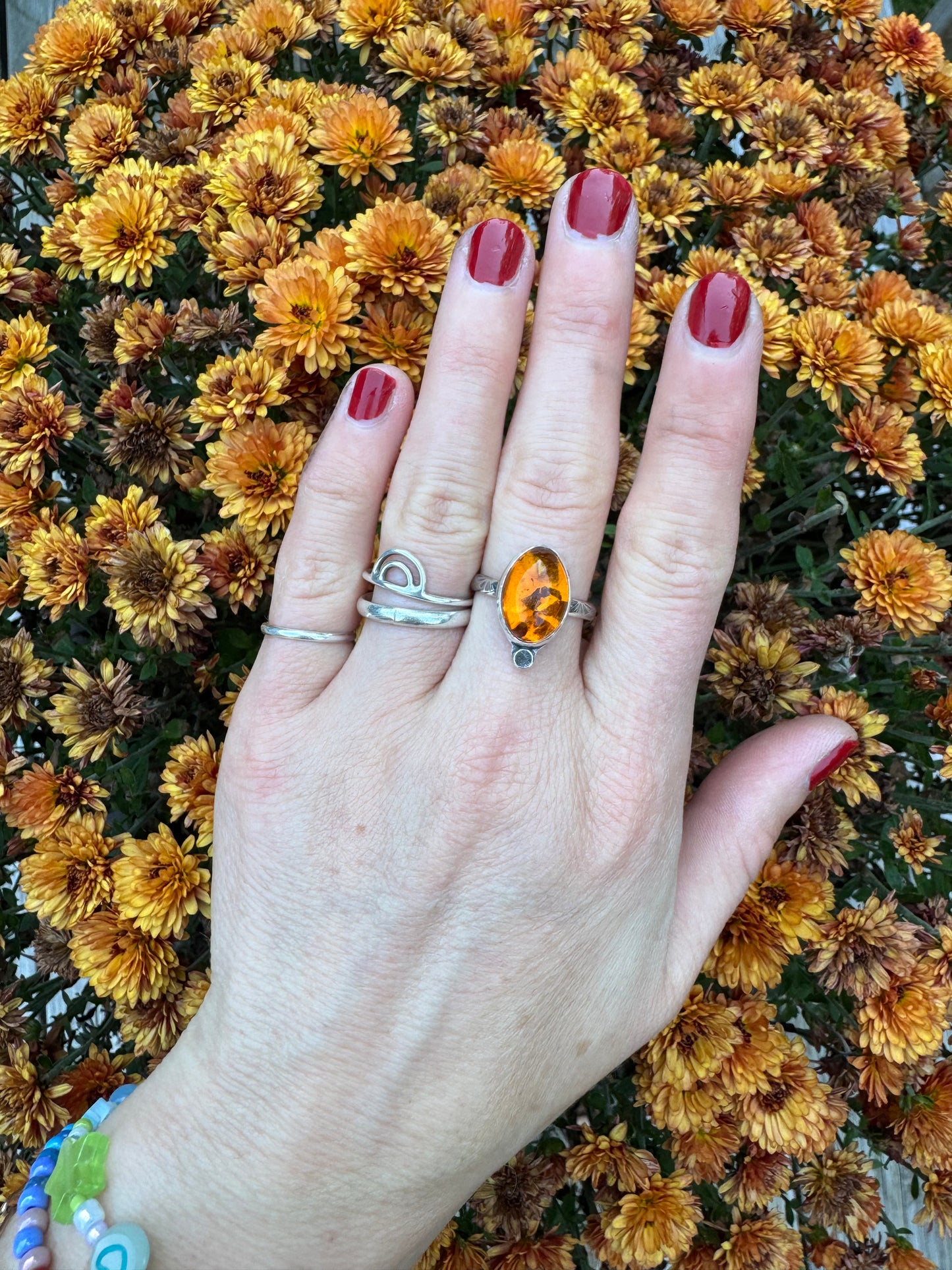 Amber Ring - Size 7